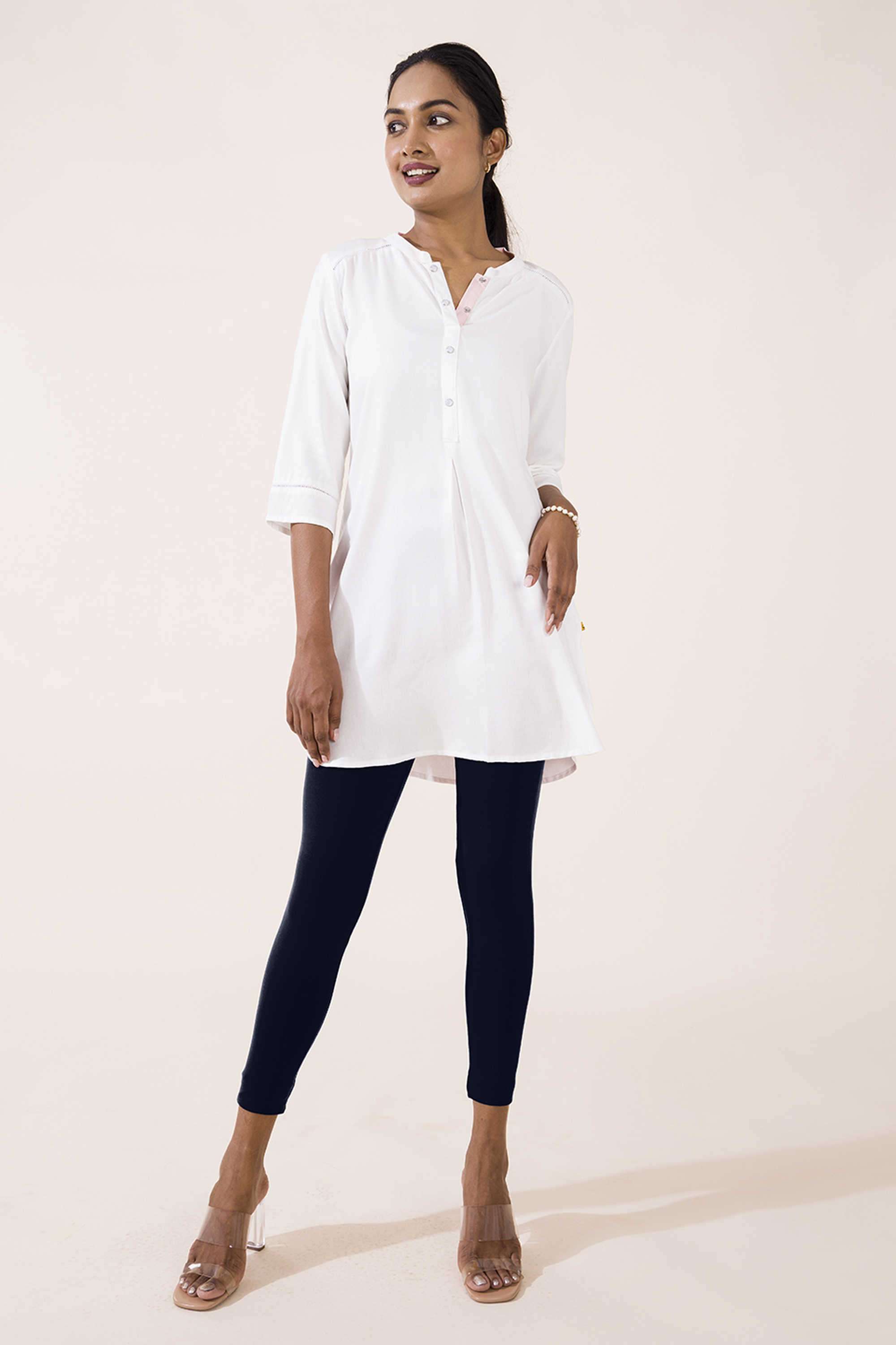 Solid-Regular-Fit-Cotton-Women-s-Festive-Wear-Leggings