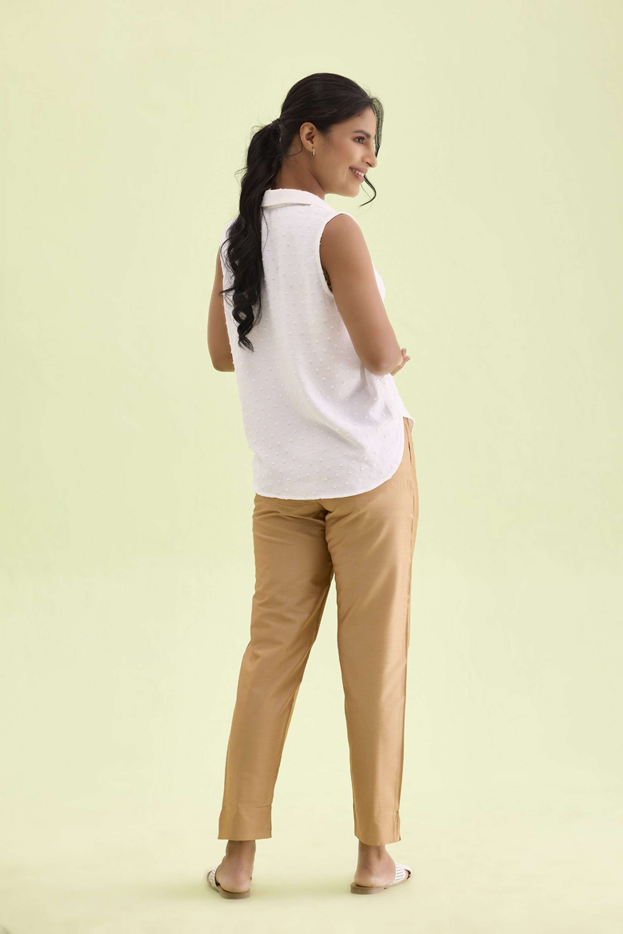 Solid-Regular-Fit-Modal-Women-s-Casual-Wear-Pants