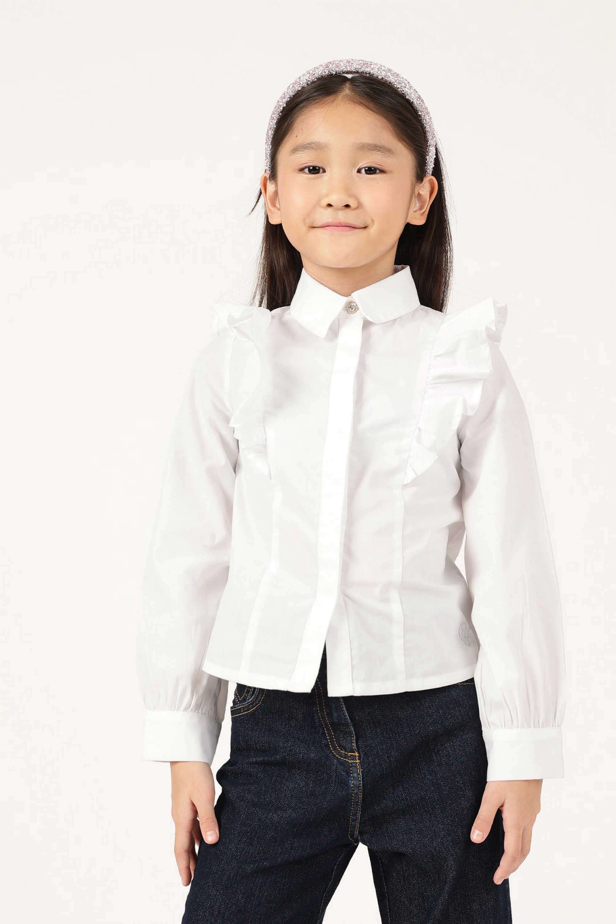 Solid-Cotton-Collared-Girls-Top