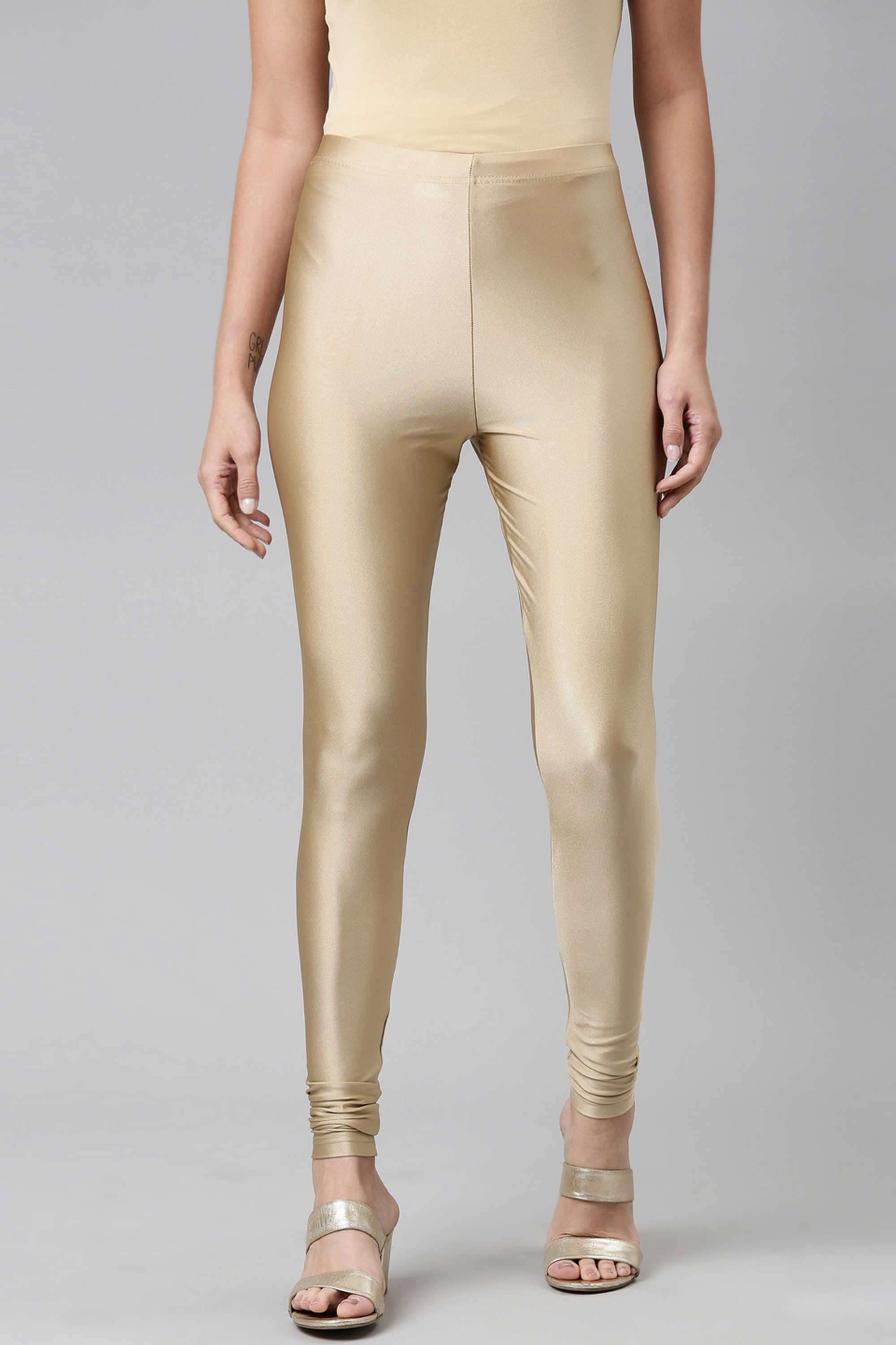 Solid-Blended-Fabric-Skinny-Fit-Women-s-Churidars