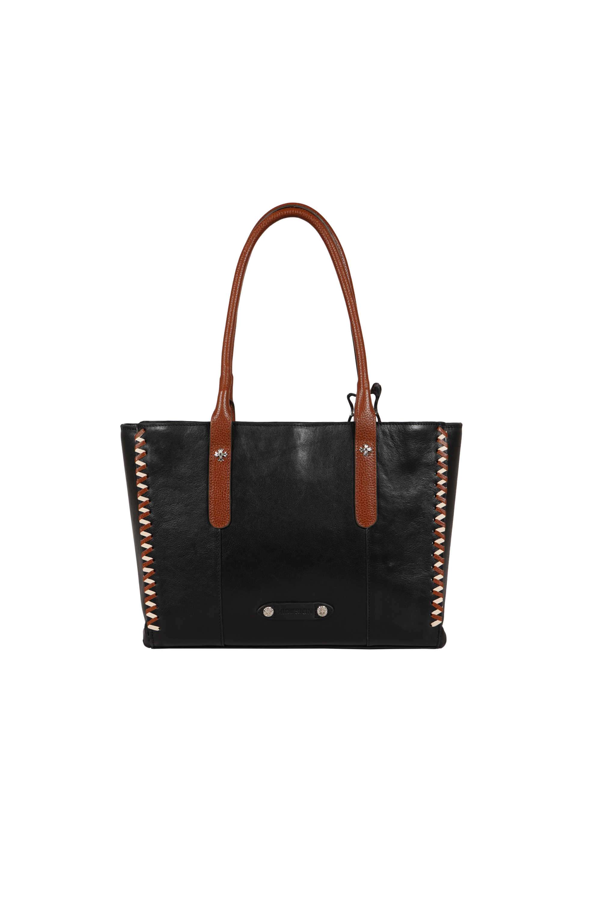 Harlem-Pure-Leather-Zipper-Closure-Women-s-Tote-Bag