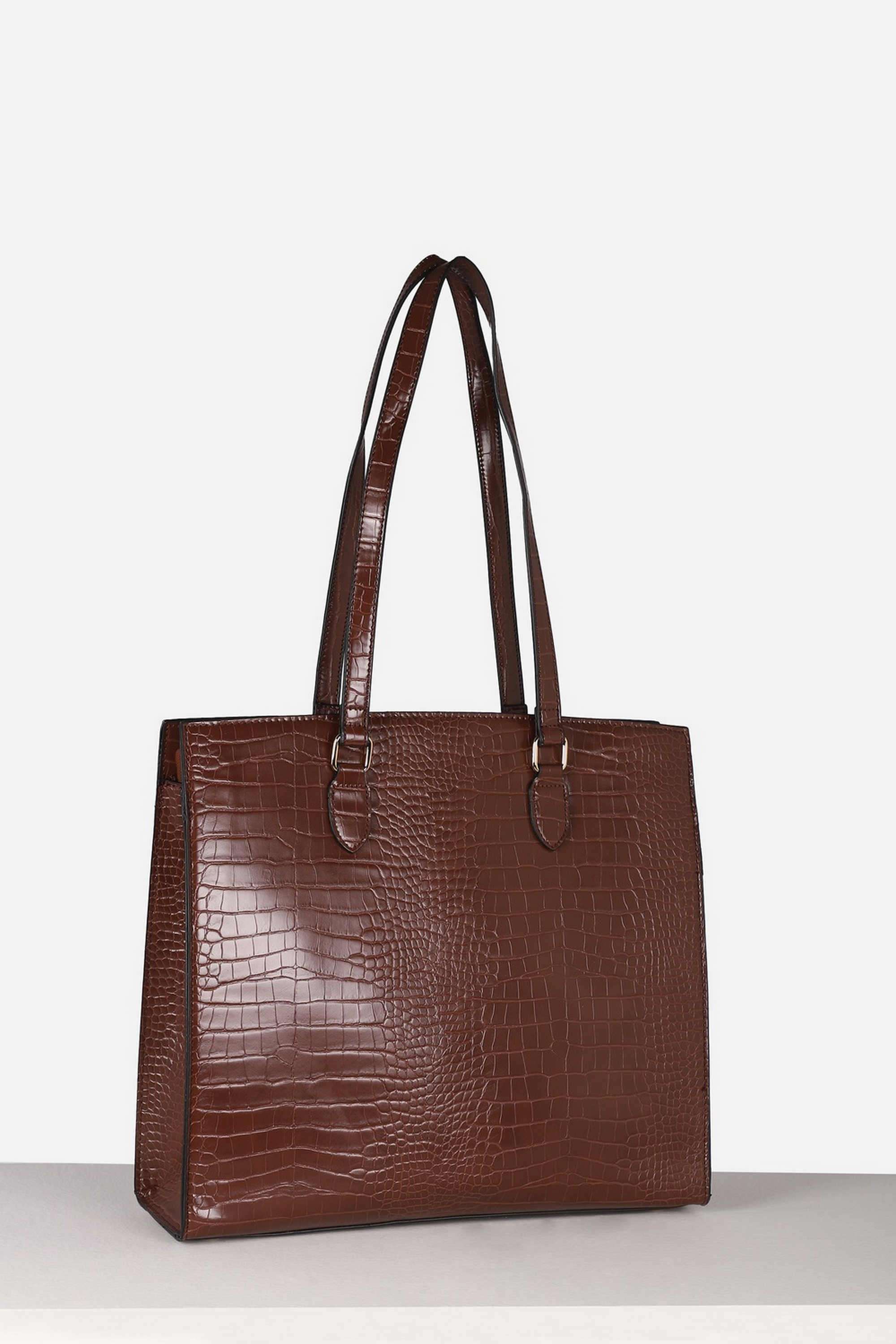 Zipper-PU-Women-Casual-Wear-Tote-Bag