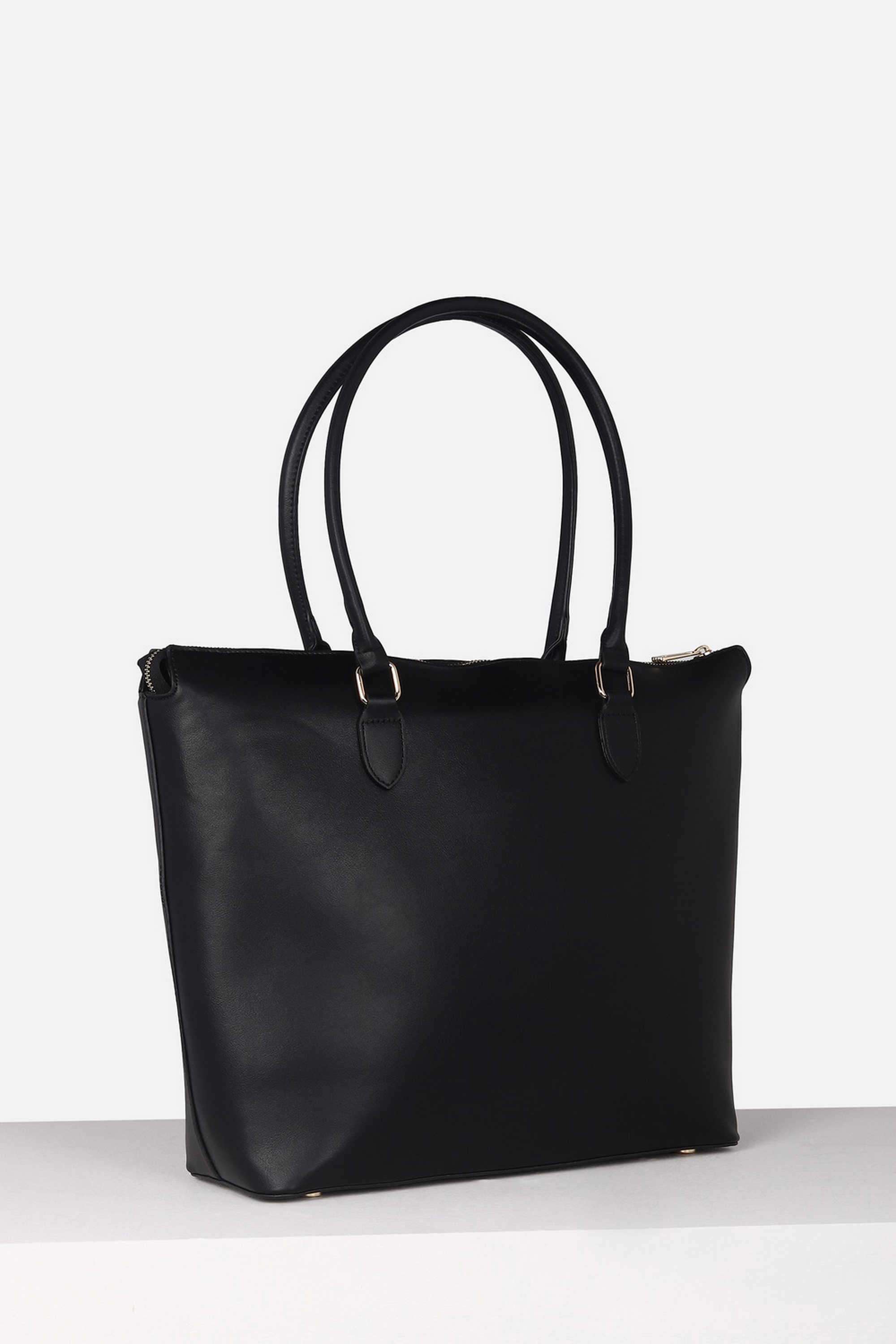 Zipper-PU-Women-Casual-Wear-Tote-Bag
