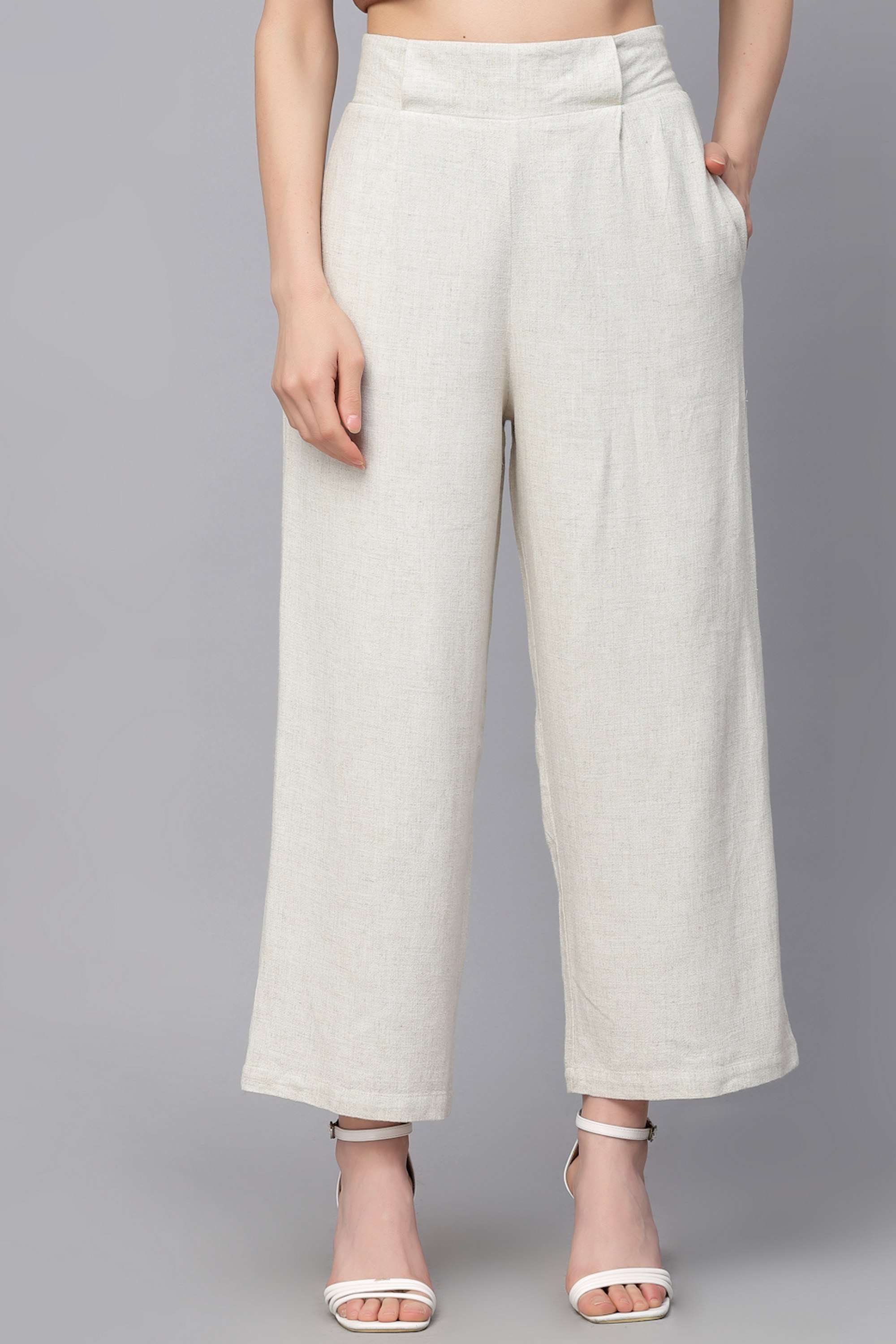 Modern-Regular-Fit-Cotton-Women-s-Winter-Wear-Pants