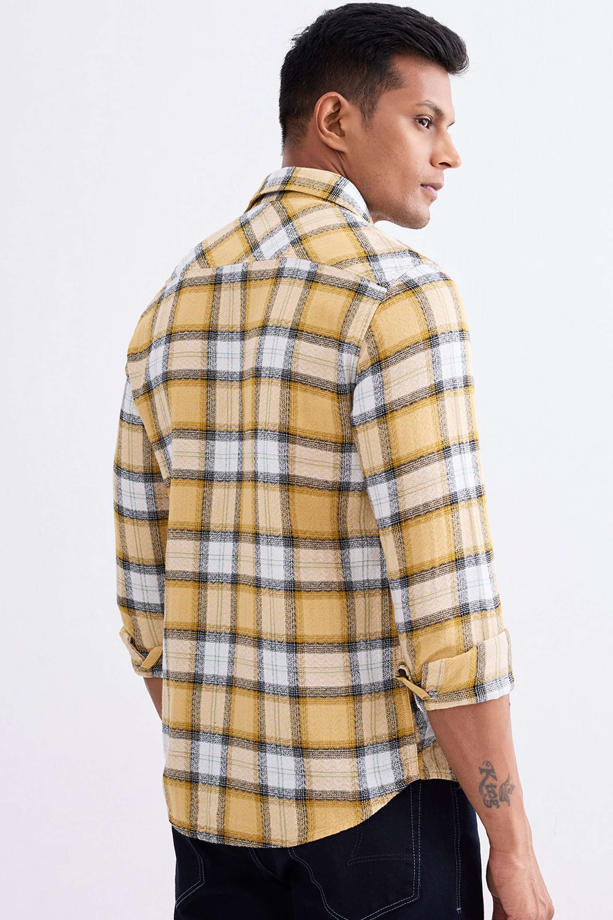 Checks-Cotton-Slim-Fit-Men-s-Casual-Shirt