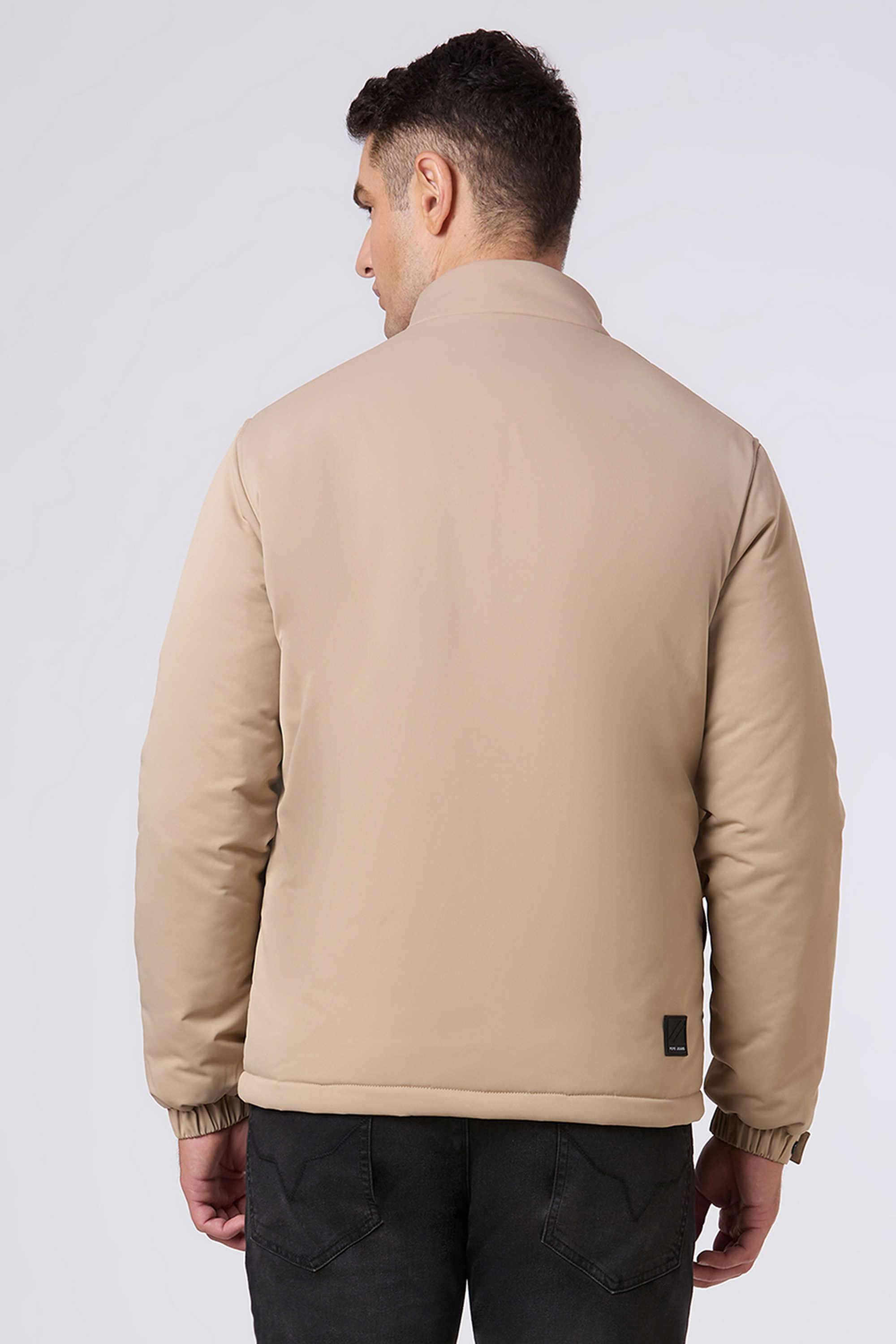 Polyester-Snap-Button-Regular-Fit-Men-Casual-Wear-Jacket