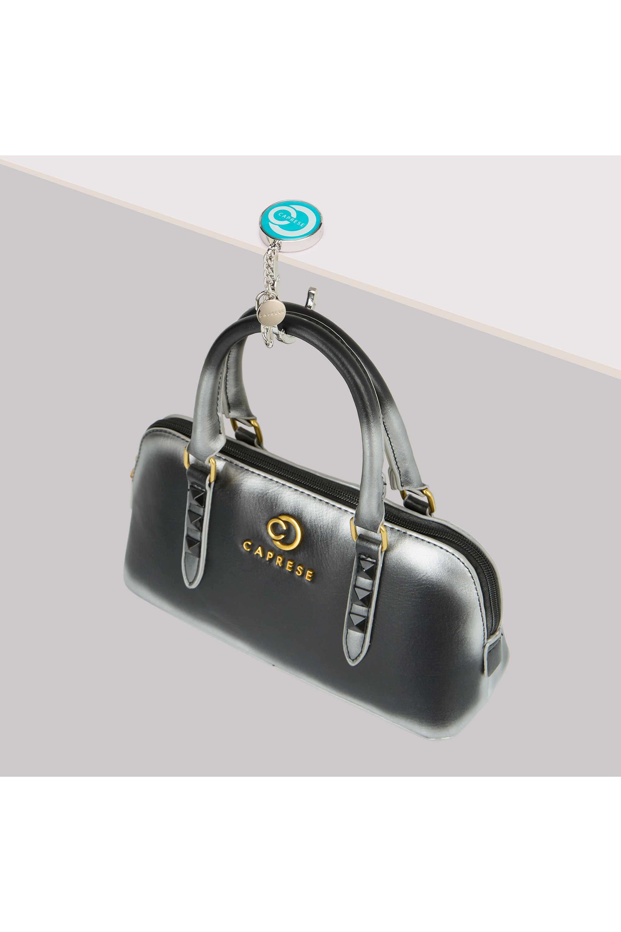 Zipper-Closure-Metal-Women-Casual-Wear-Purse-Hook-Hanger