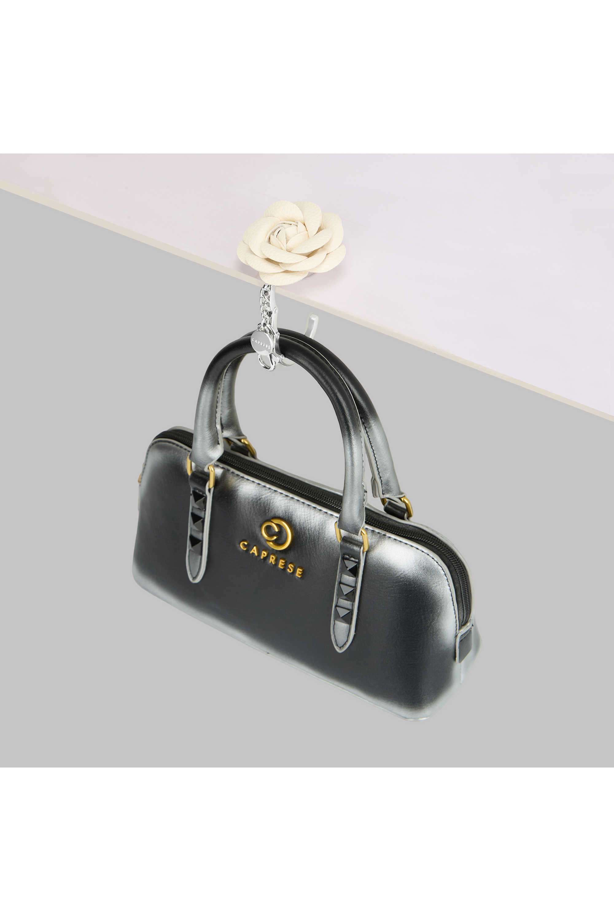 Zipper-Closure-Metal-Women-Casual-Wear-Purse-Hook