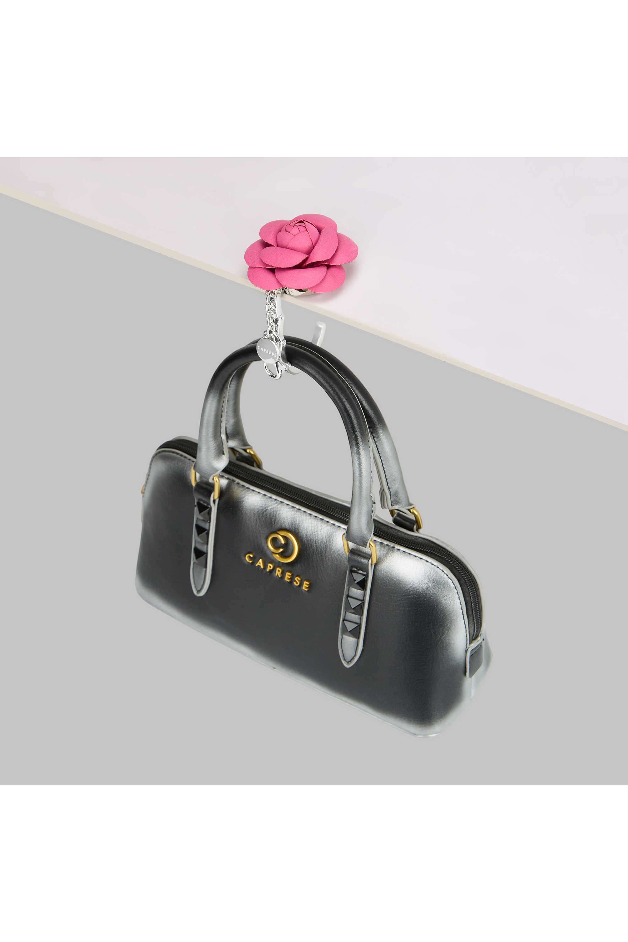 Zipper-Closure-Metal-Women-Casual-Wear-Purse-Hook