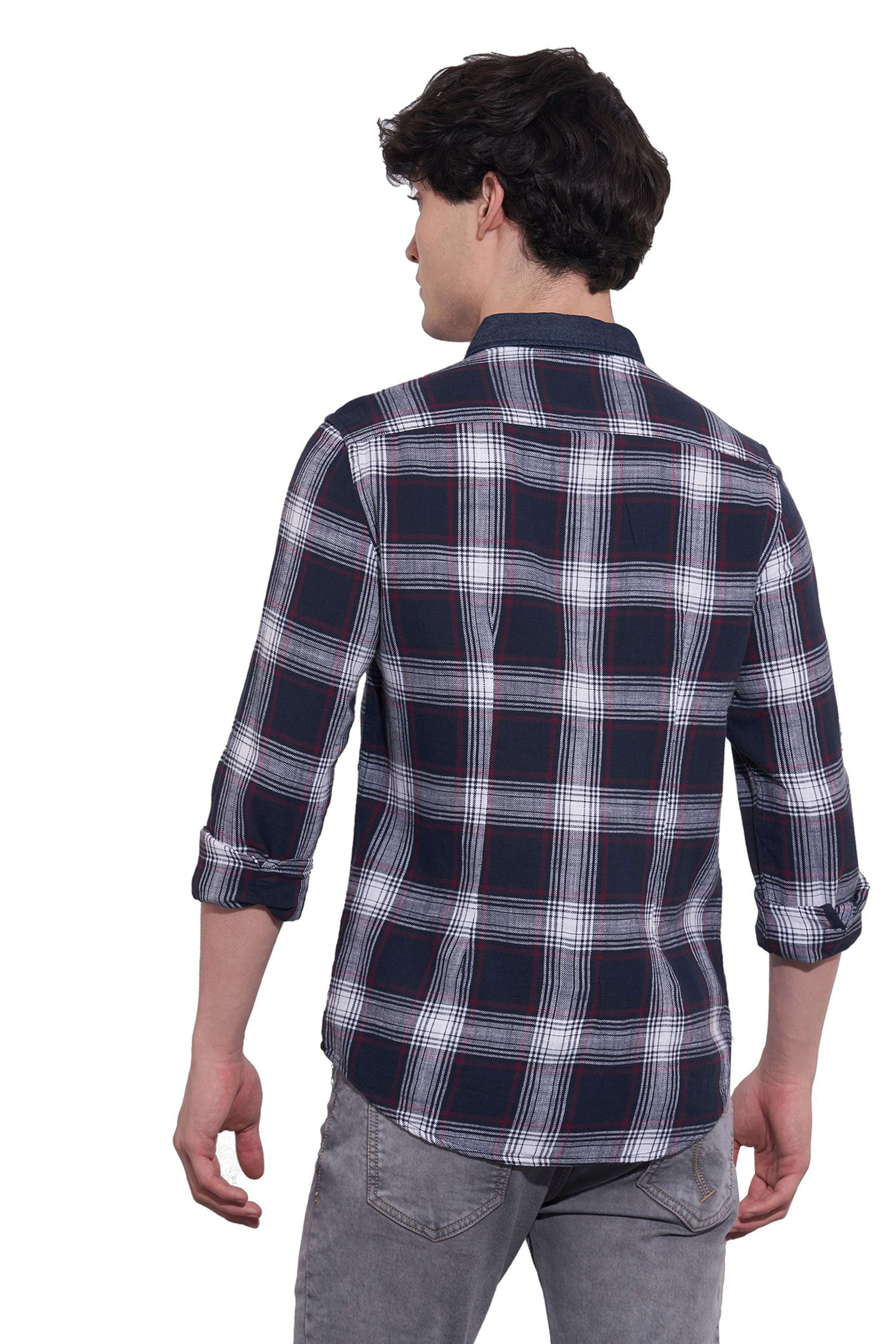 Checks-Cotton-Slim-Fit-Men-s-Casual-Shirt