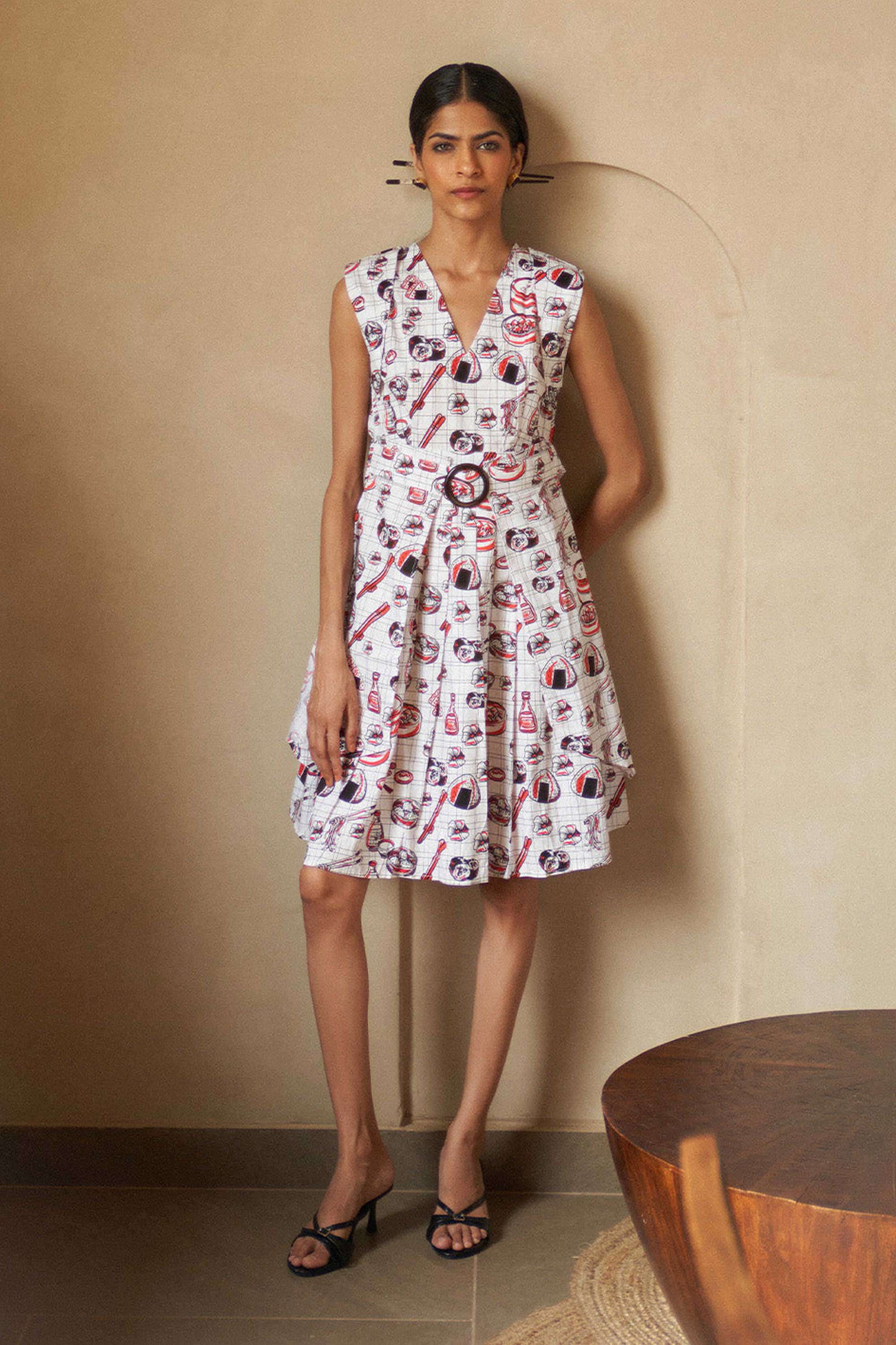 Blended-Fabric-Women-s-Dress