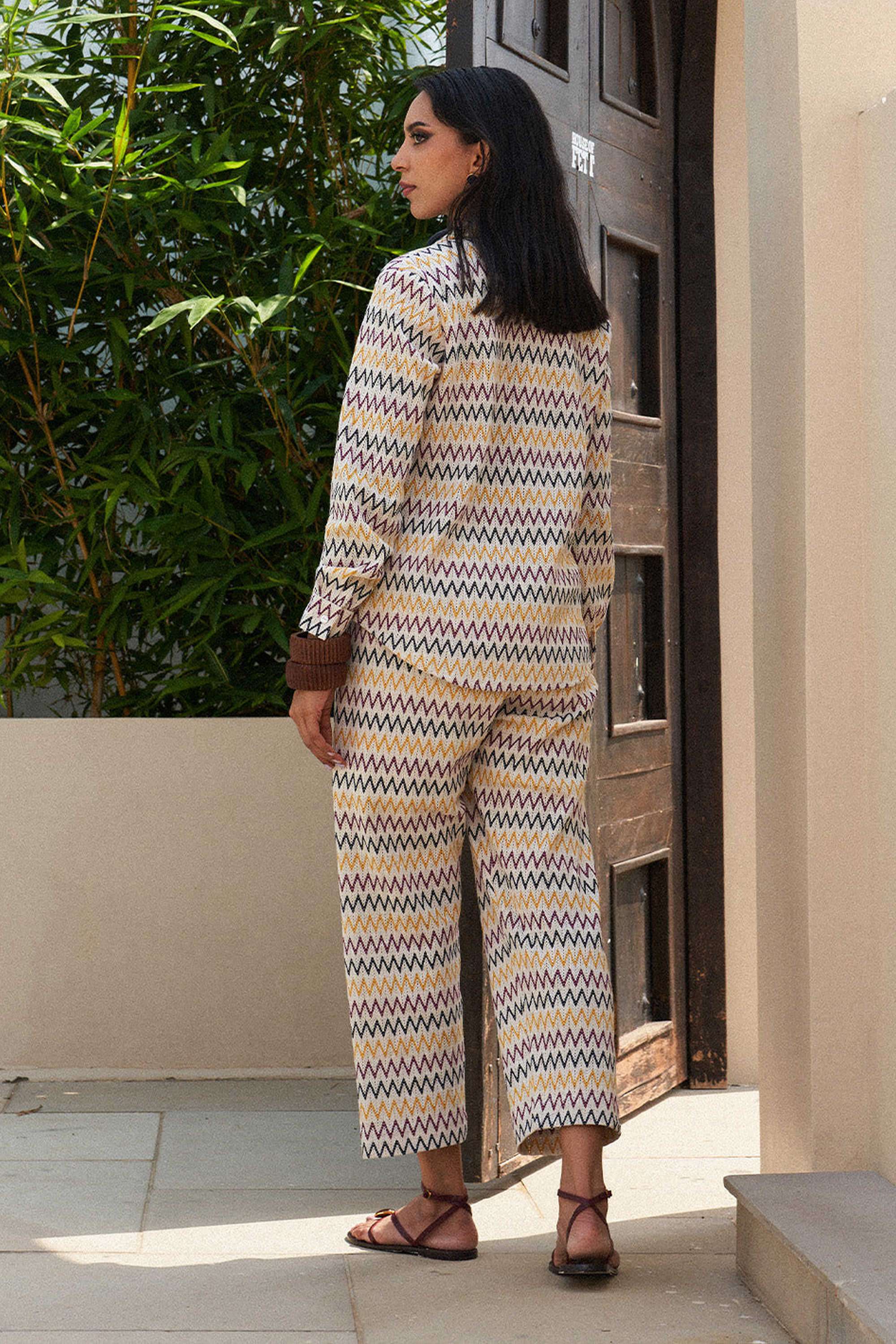 Relaxed-Fit-Blended-Fabric-Women-s-Casual-Wear-Pants