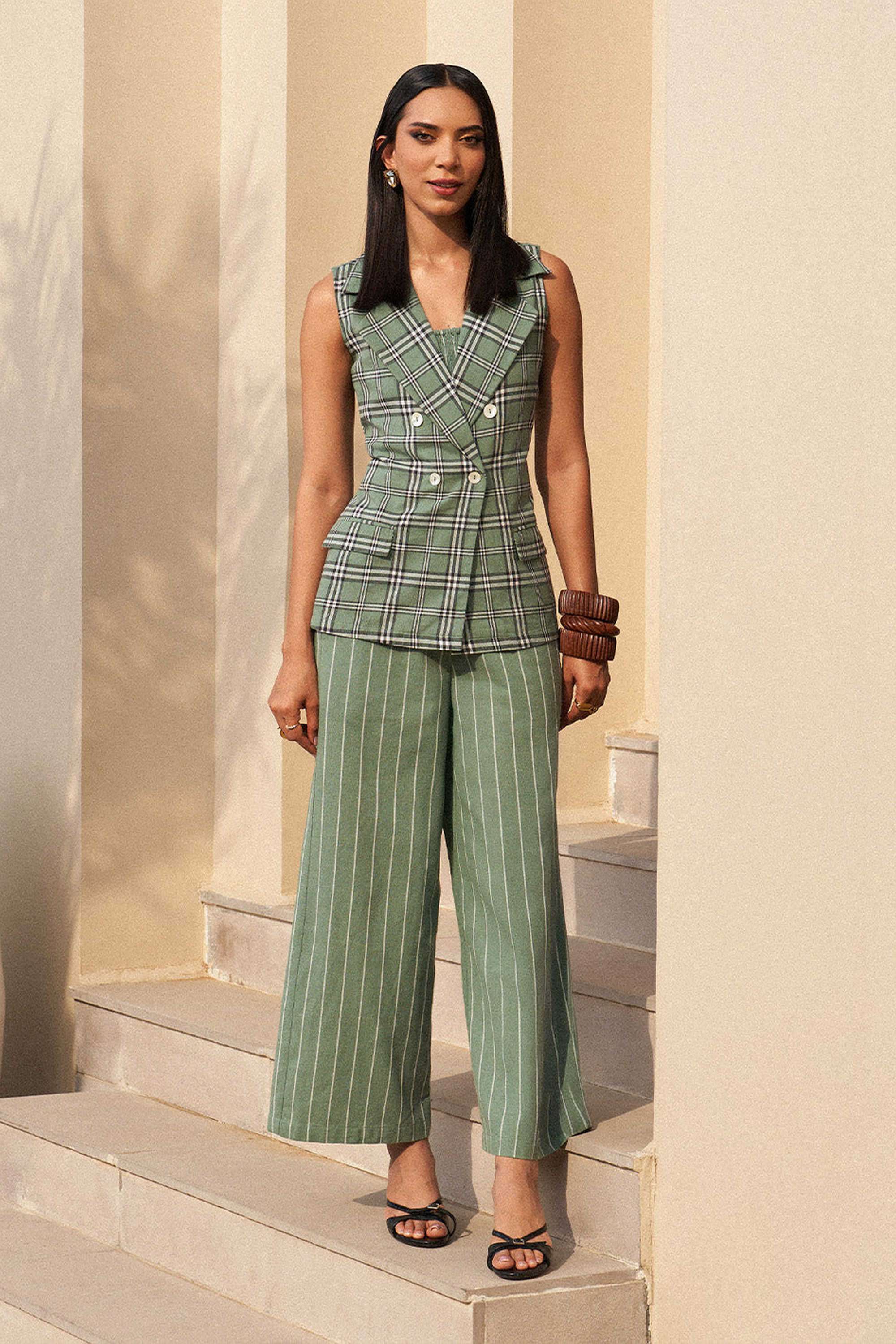 Relaxed-Fit-Blended-Fabric-Women-s-Casual-Wear-Pants