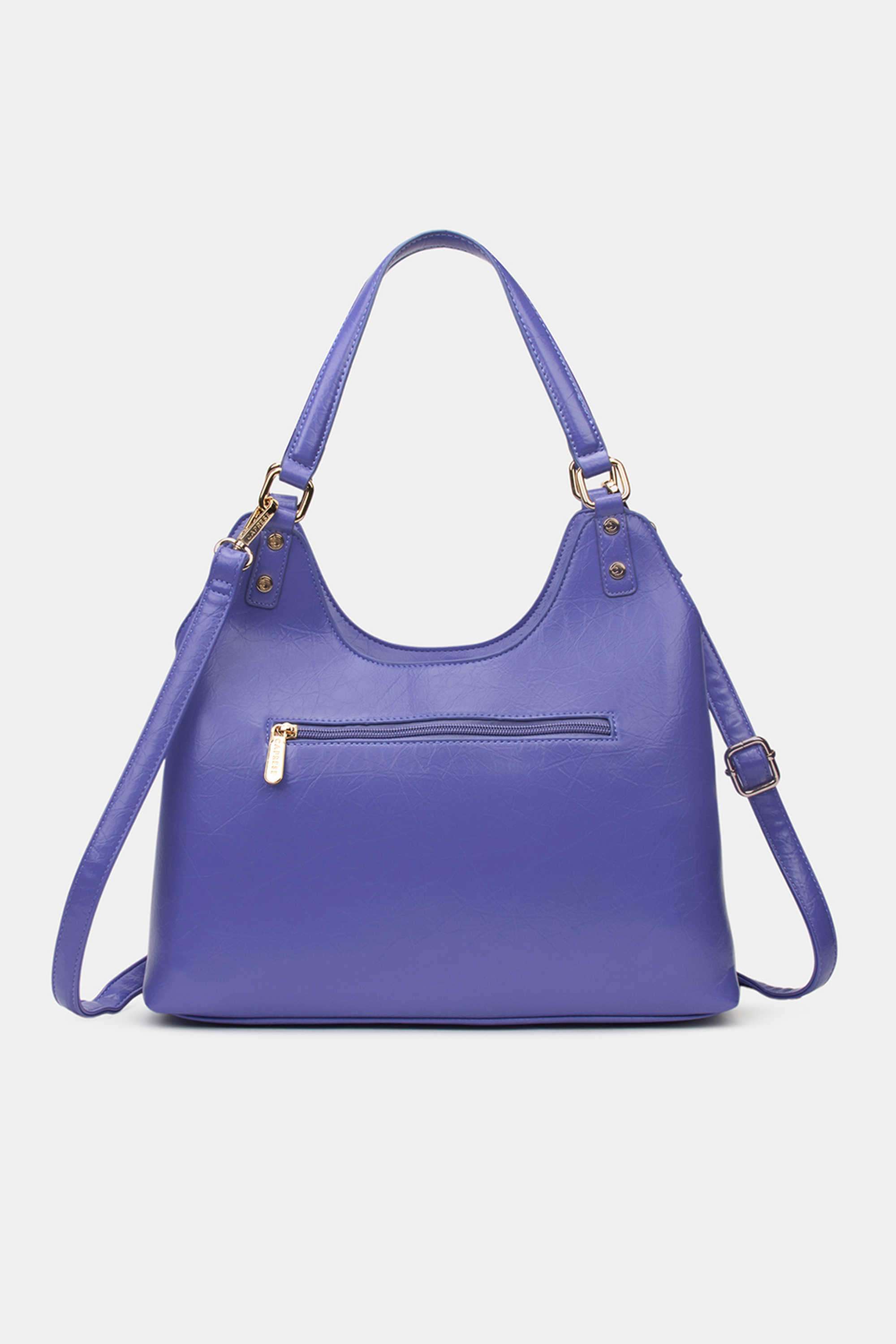 Zipper-Faux-Leather-Women-Everyday-Hobo