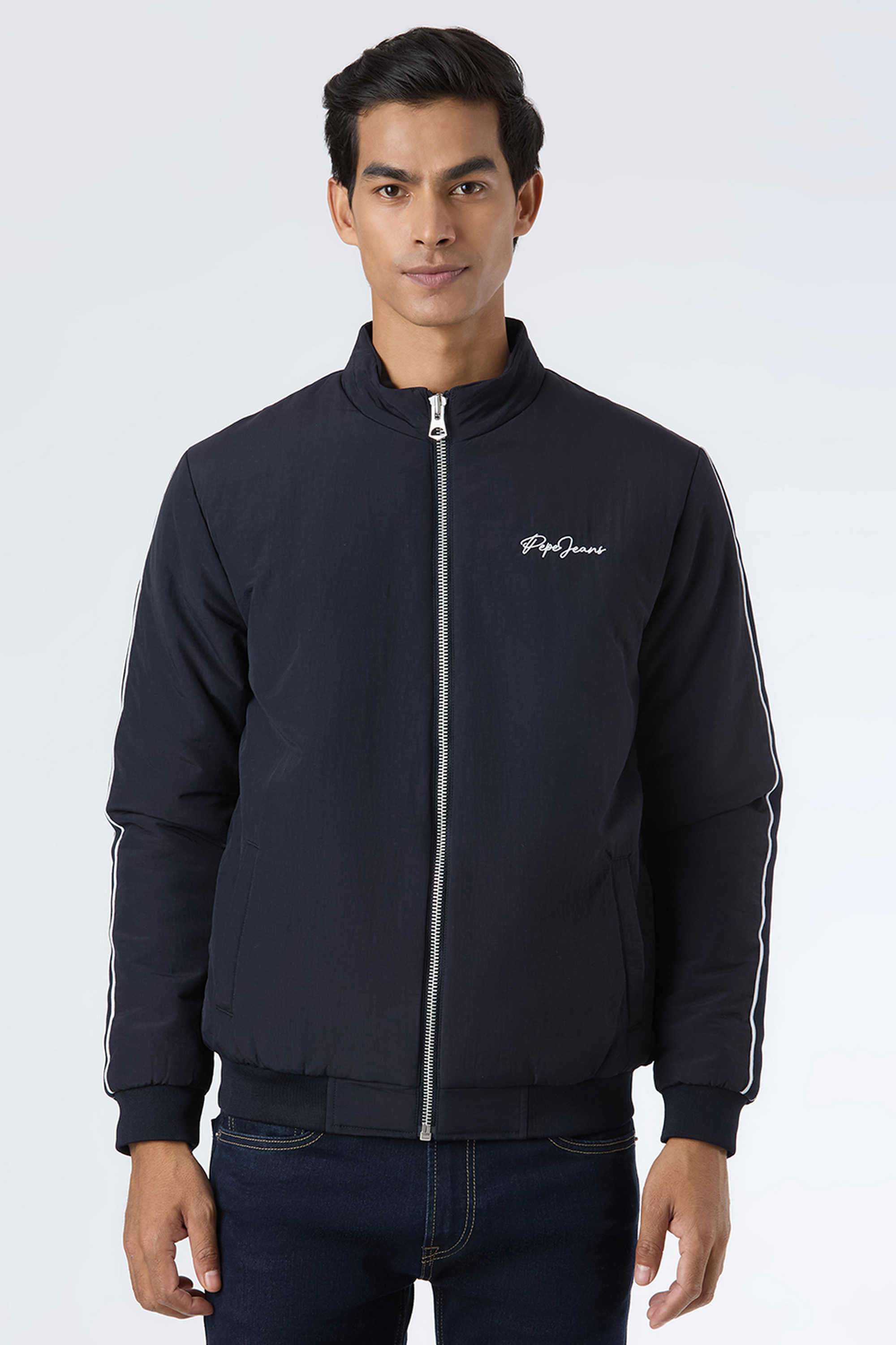 Nylon-Zipper-Regular-Fit-Men-Casual-Wear-Jacket