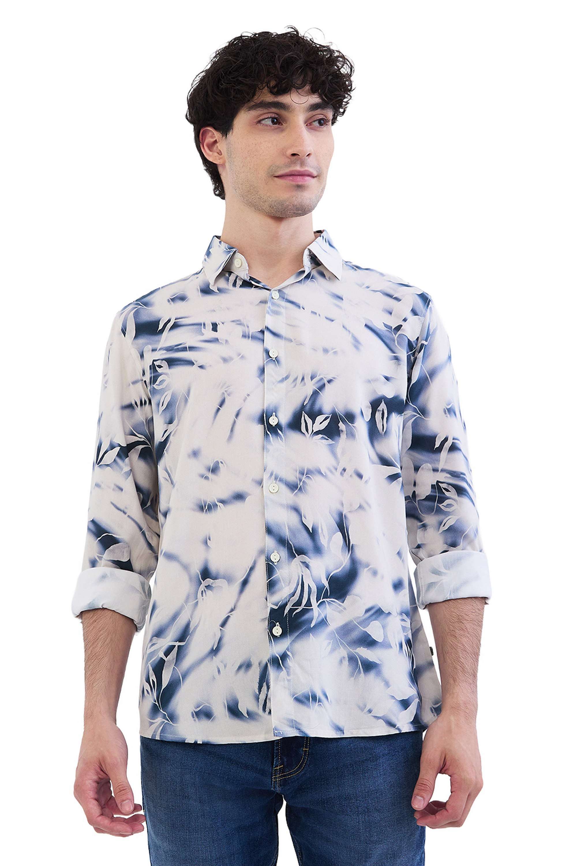 Printed-Viscose-Slim-Fit-Men-s-Casual-Shirt