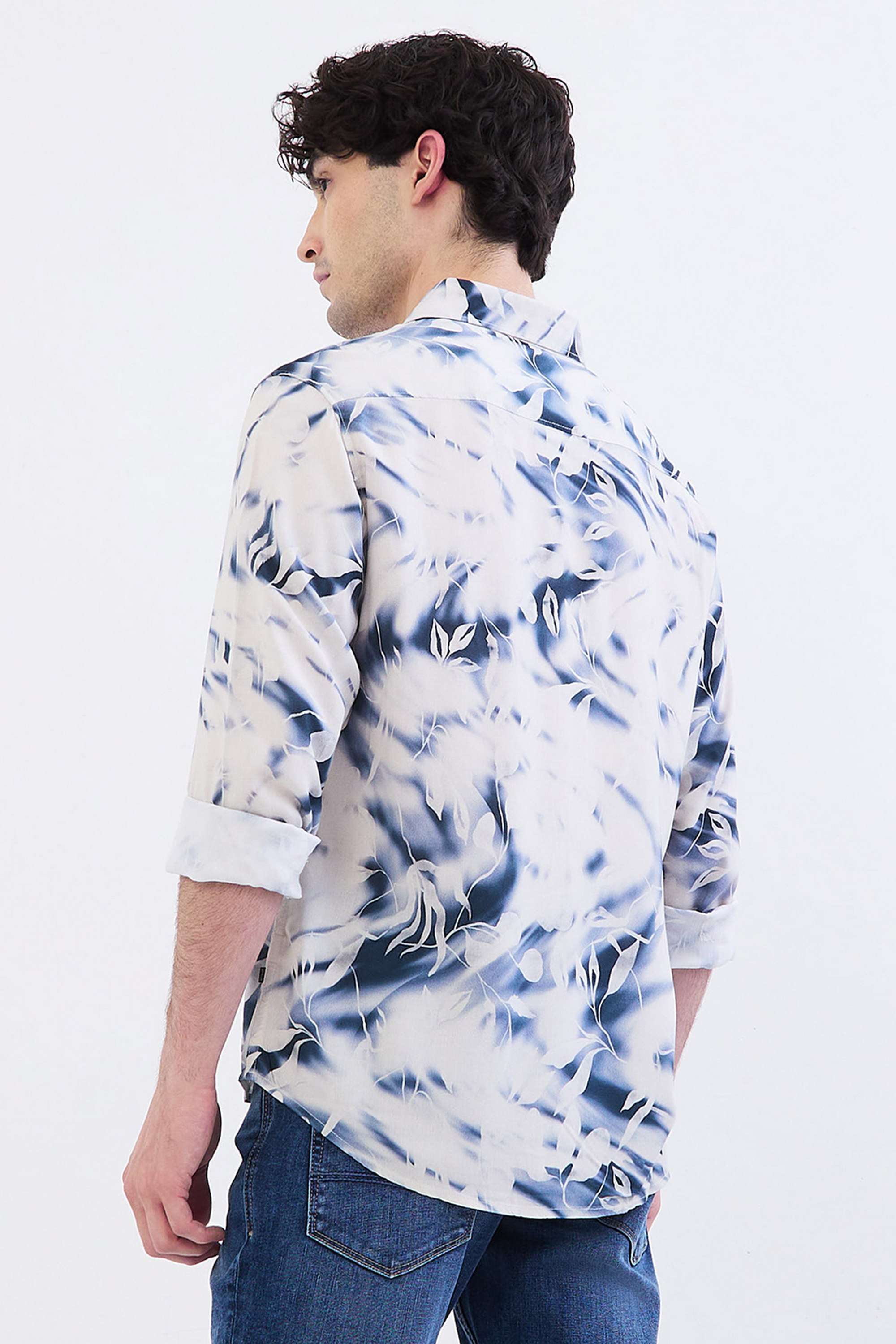 Printed-Viscose-Slim-Fit-Men-s-Casual-Shirt