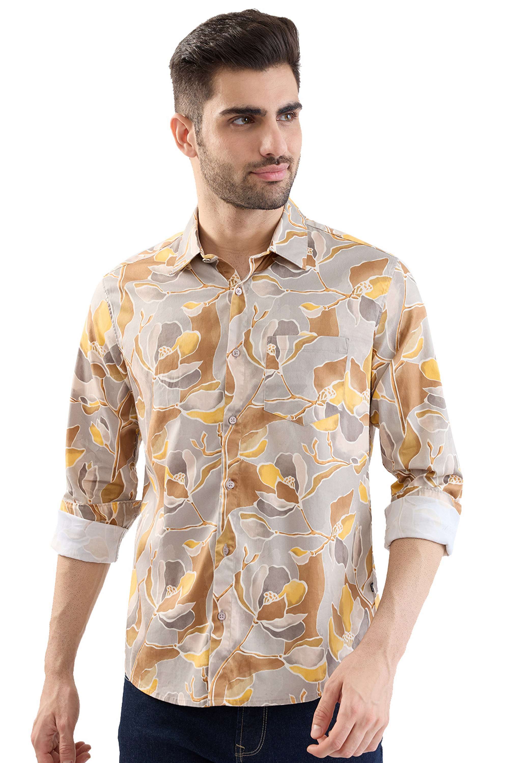 Floral-Cotton-Slim-Fit-Men-s-Casual-Shirt