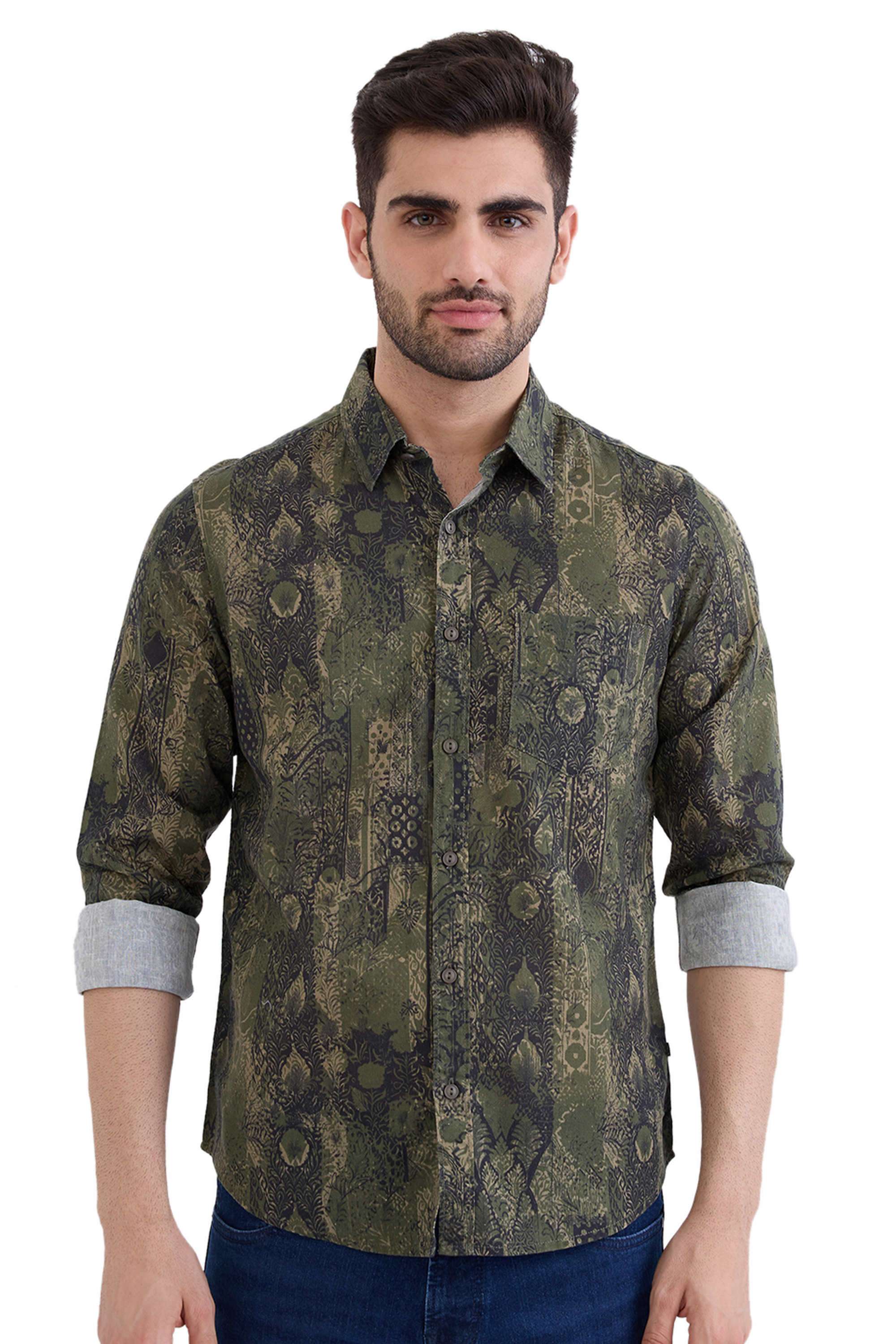 Animal-Print-Cotton-Slim-Fit-Men-s-Casual-Shirt