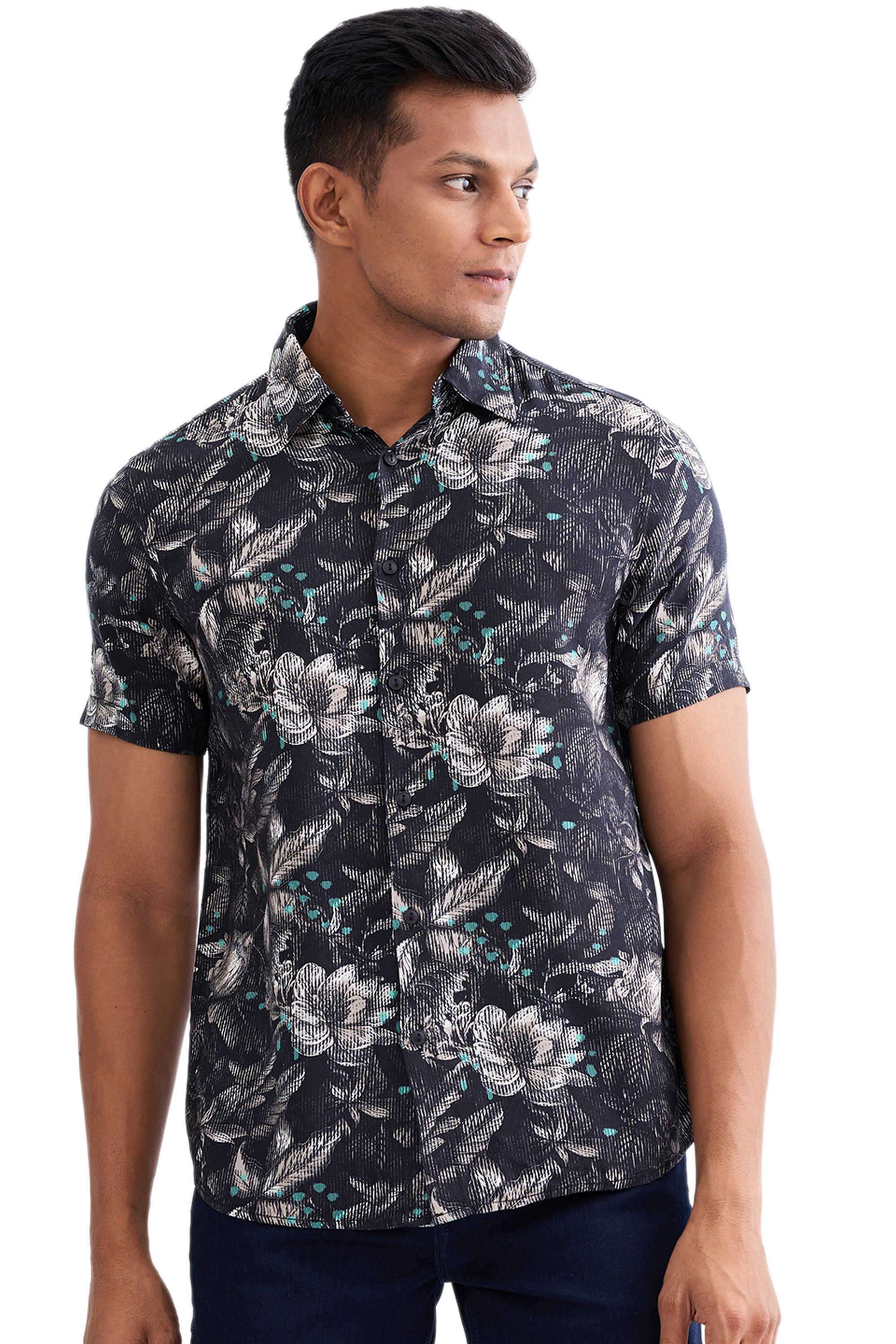 Printed-Viscose-Slim-Fit-Men-s-Casual-Shirt