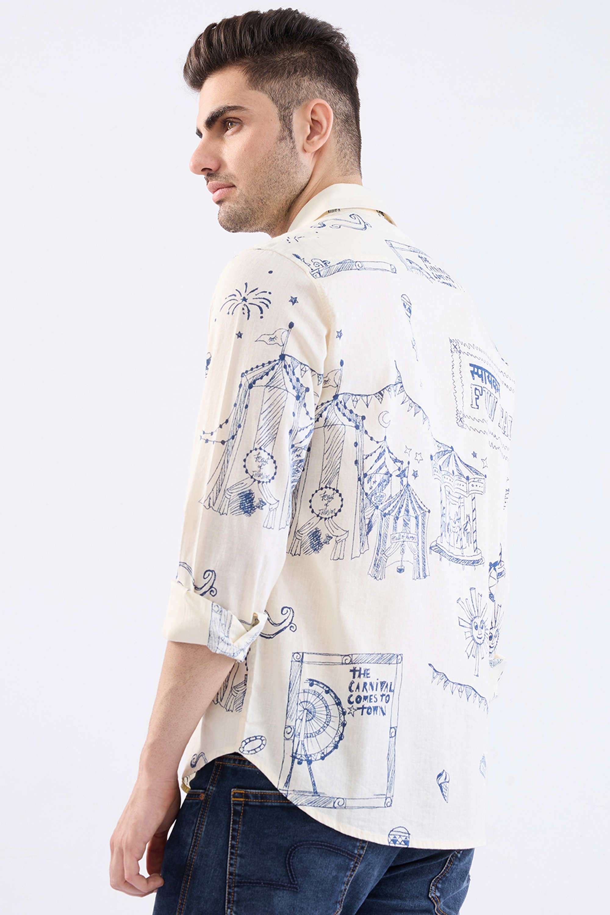 Printed-Cotton-Slim-Fit-Men-s-Casual-Shirt