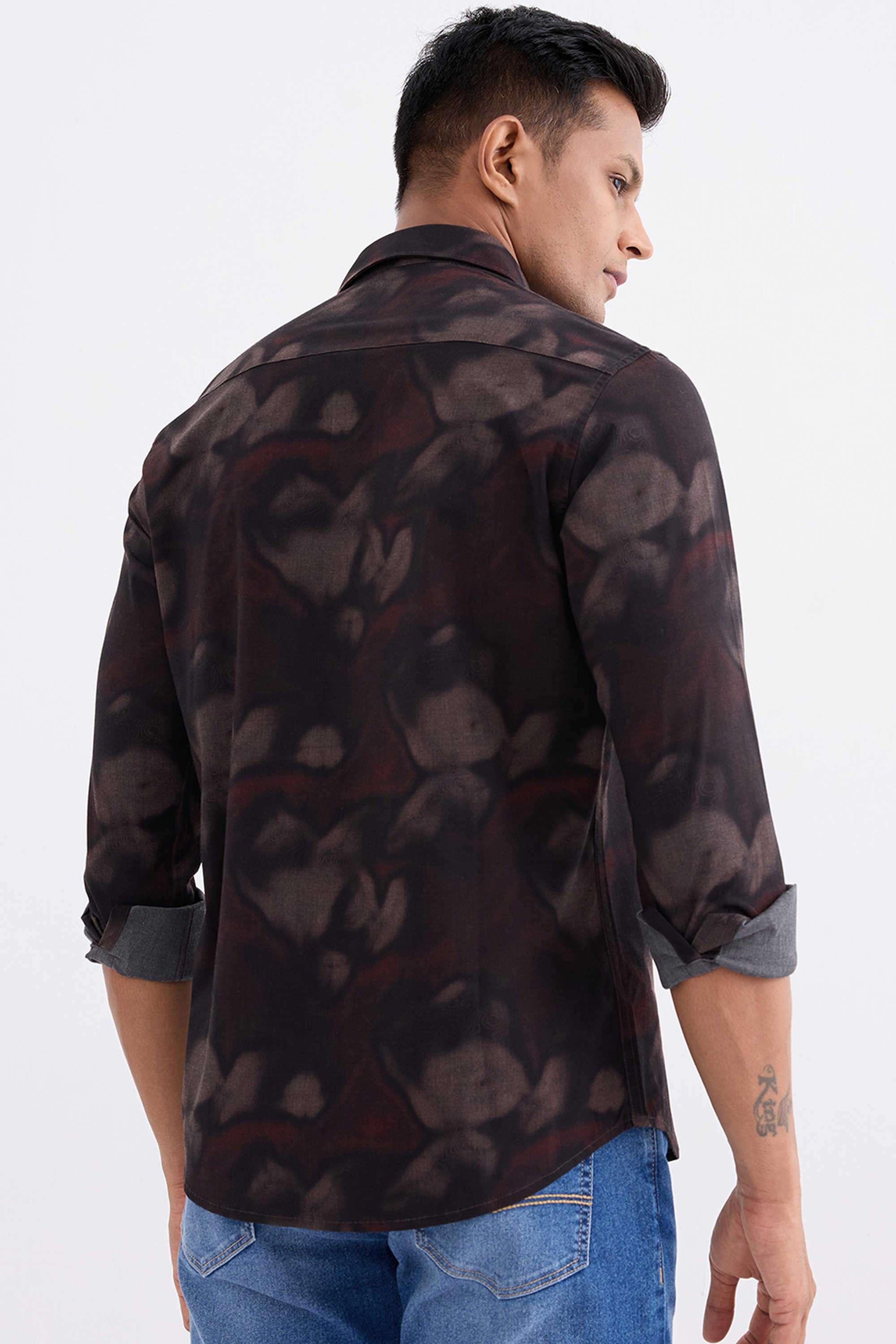 Printed-Cotton-Blend-Slim-Fit-Men-s-Casual-Shirt