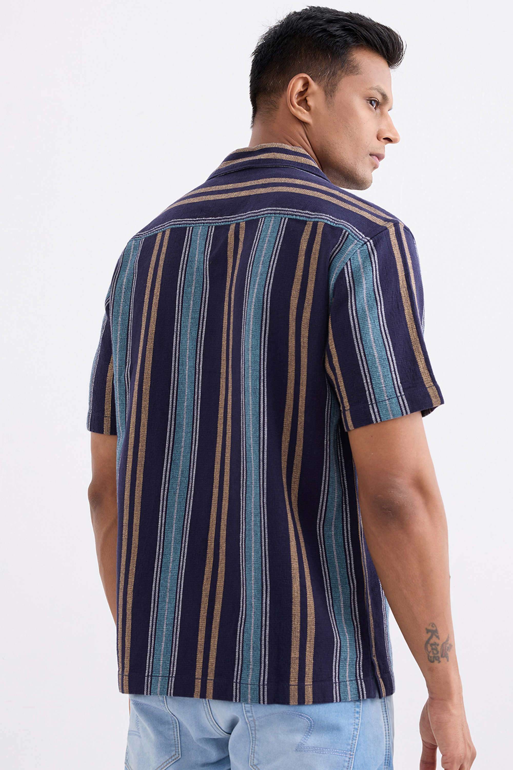 Stripes-Cotton-Relaxed-Fit-Men-Shirt