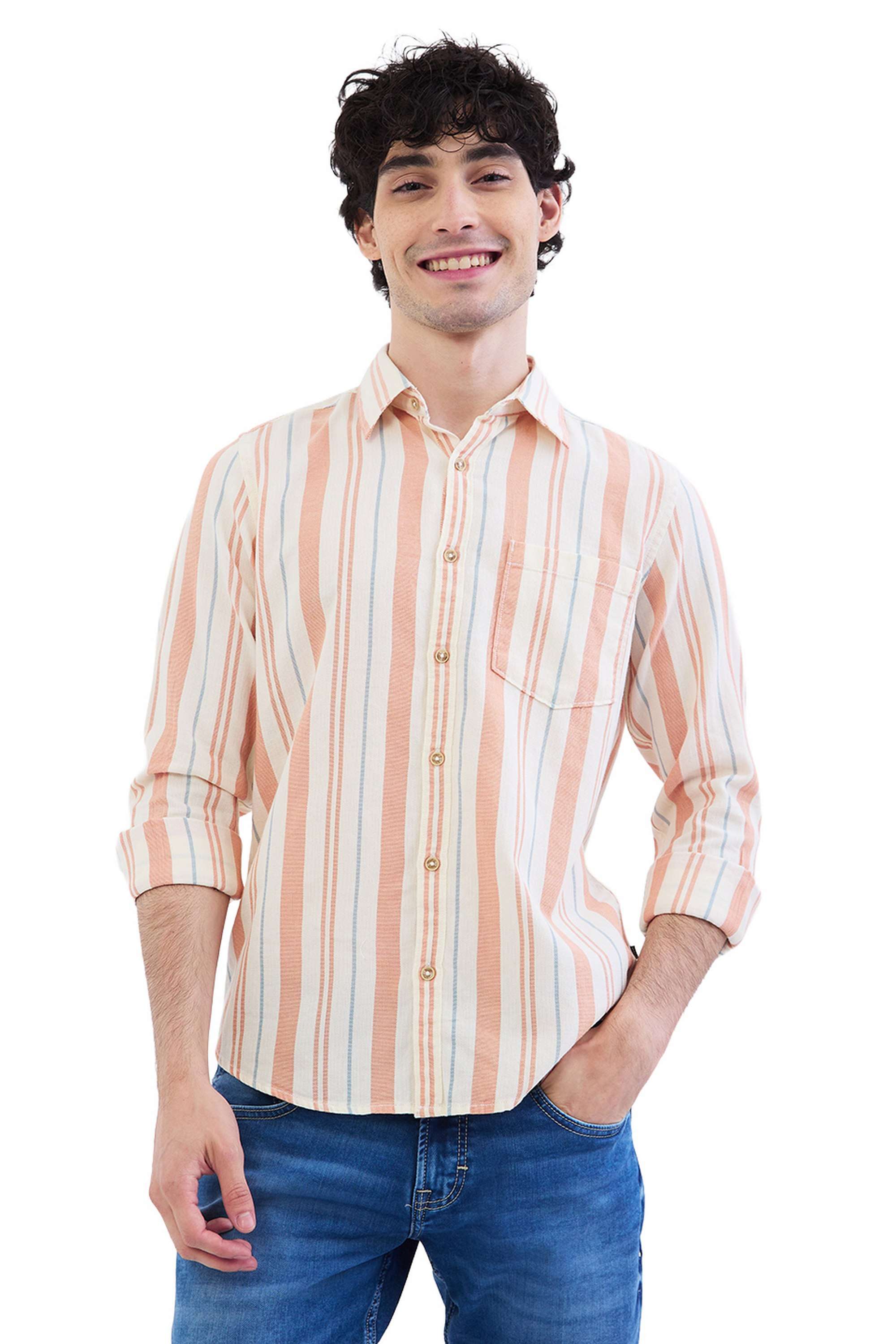 Stripes-Cotton-Slim-Fit-Men-s-Casual-Shirt