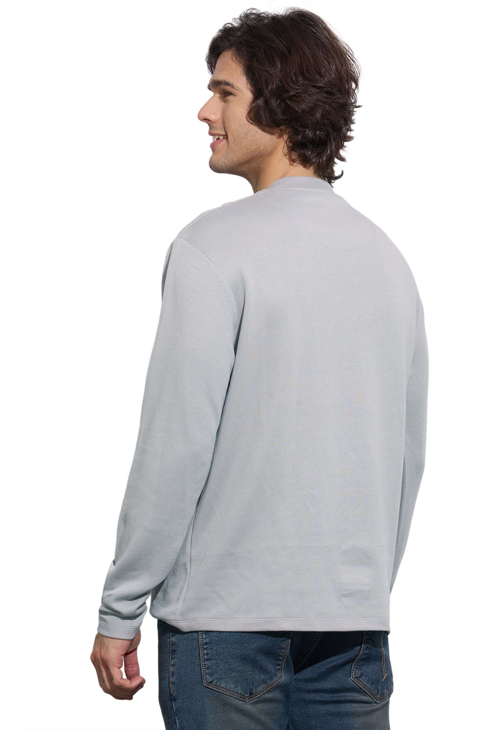 Solid-Cotton-Blend-Slim-Fit-Men-T-Shirt