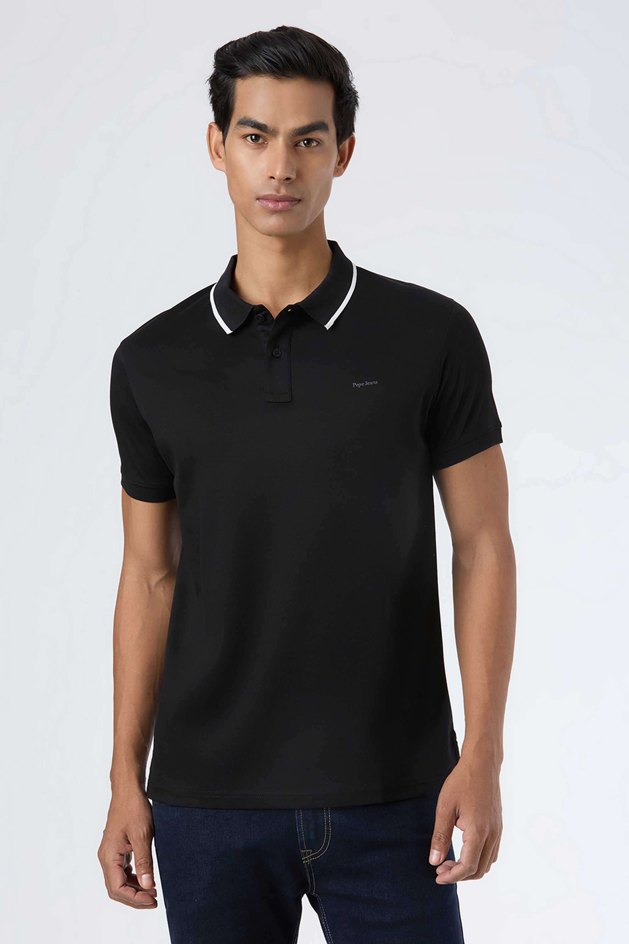 Graphic-Print-Cotton-Polo-Men-s-T-Shirt