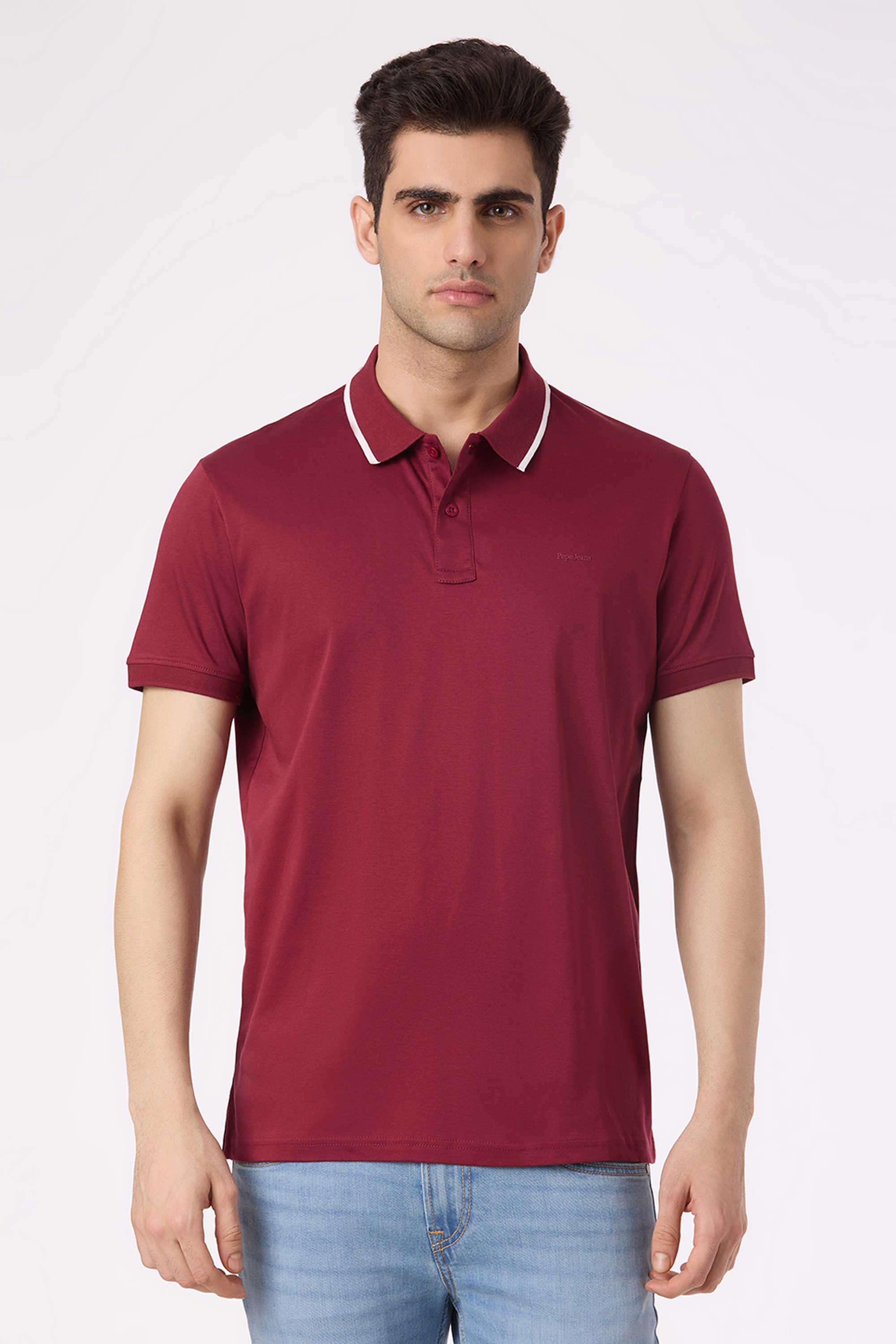 Graphic-Print-Cotton-Polo-Men-s-T-Shirt