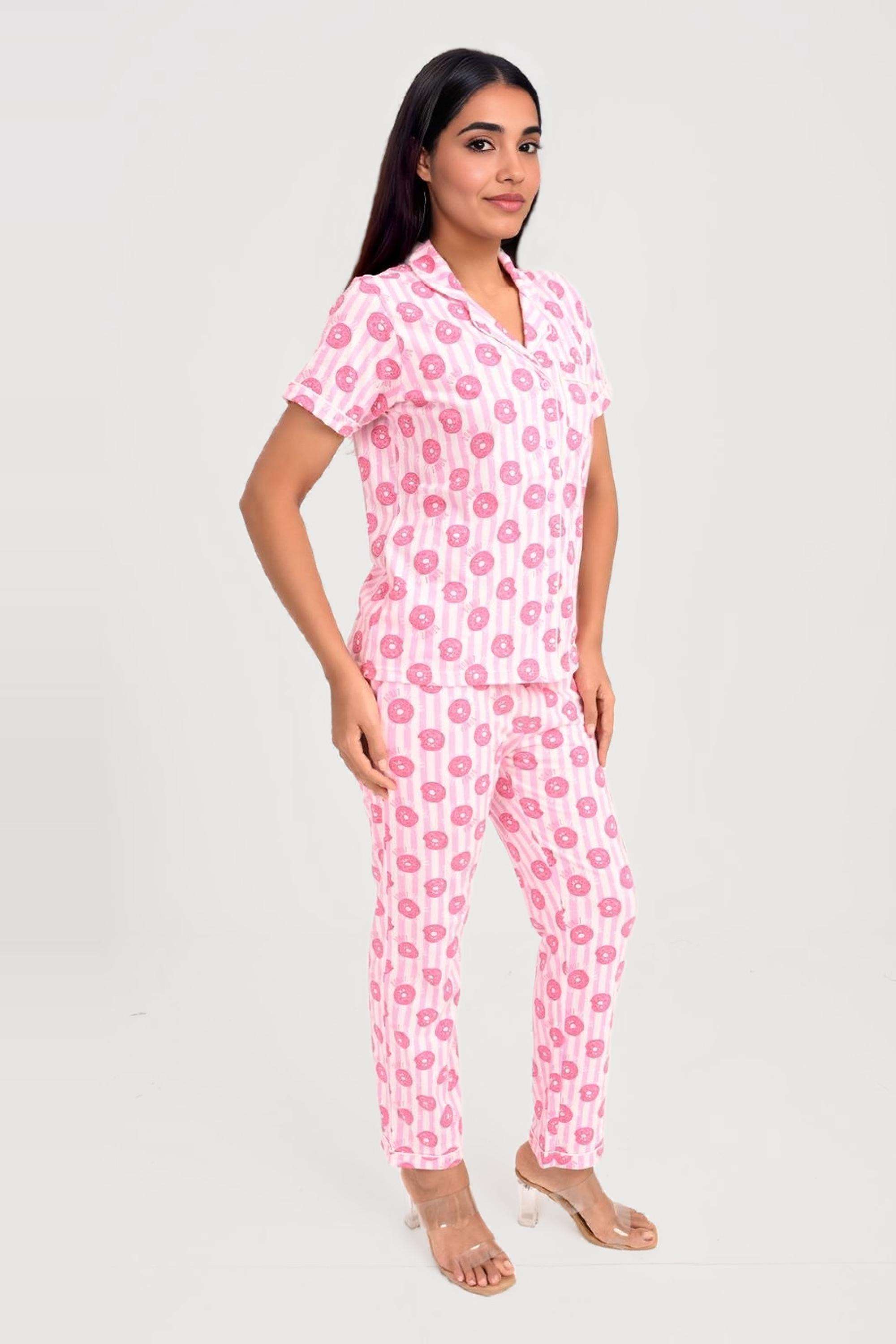 Printed-Round-Neck-Cotton-Women-Co-Ord-Set