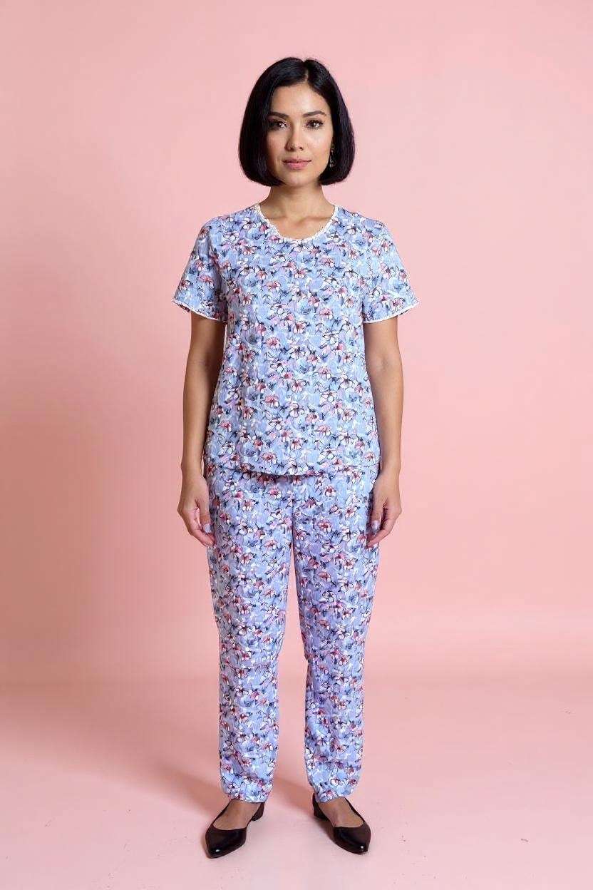 Printed-Cotton-Round-Neck-Women-Casual-Wear-T-Shirt