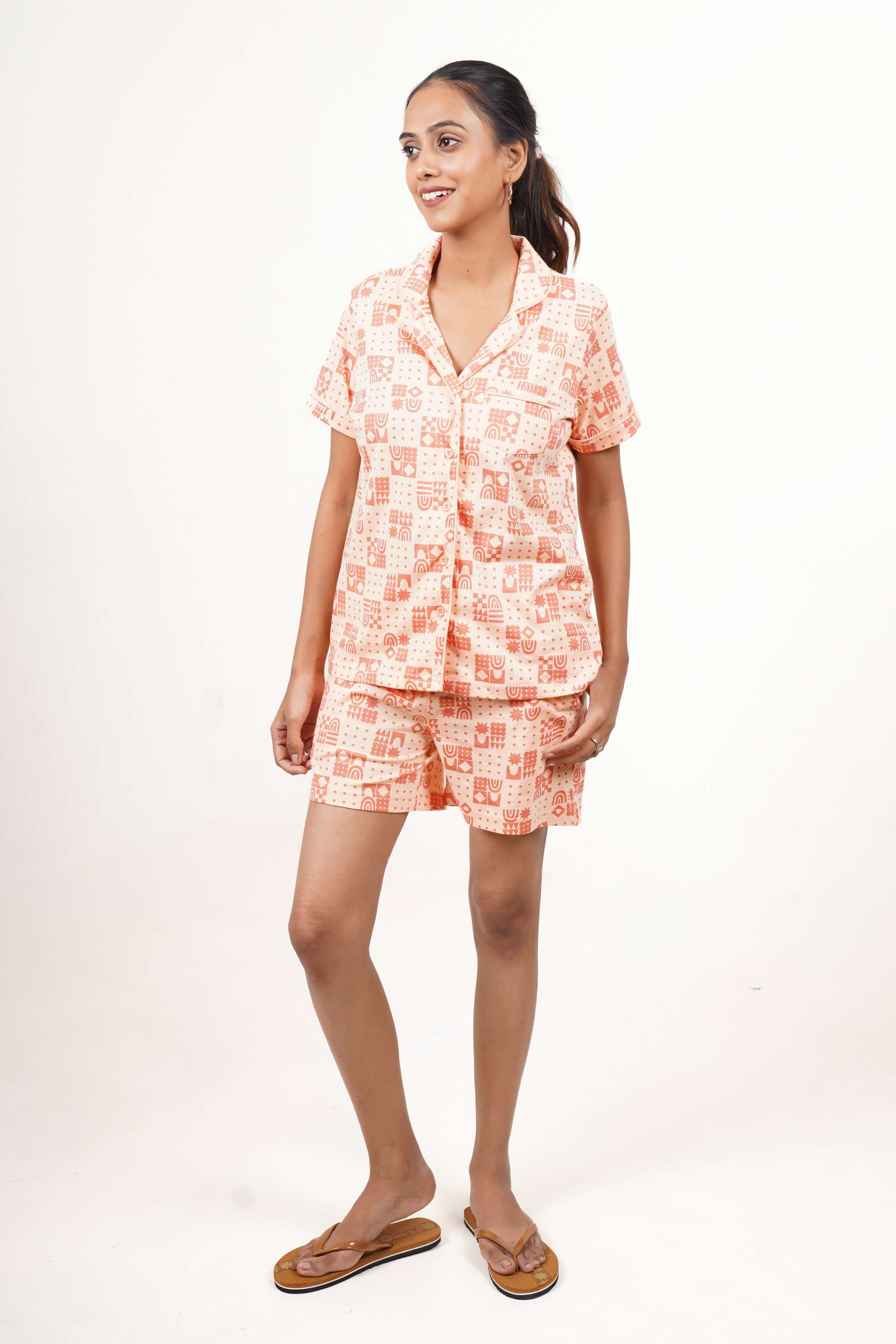 Printed-Mid-Thigh-Jersey-Women-s-Clothing-Set