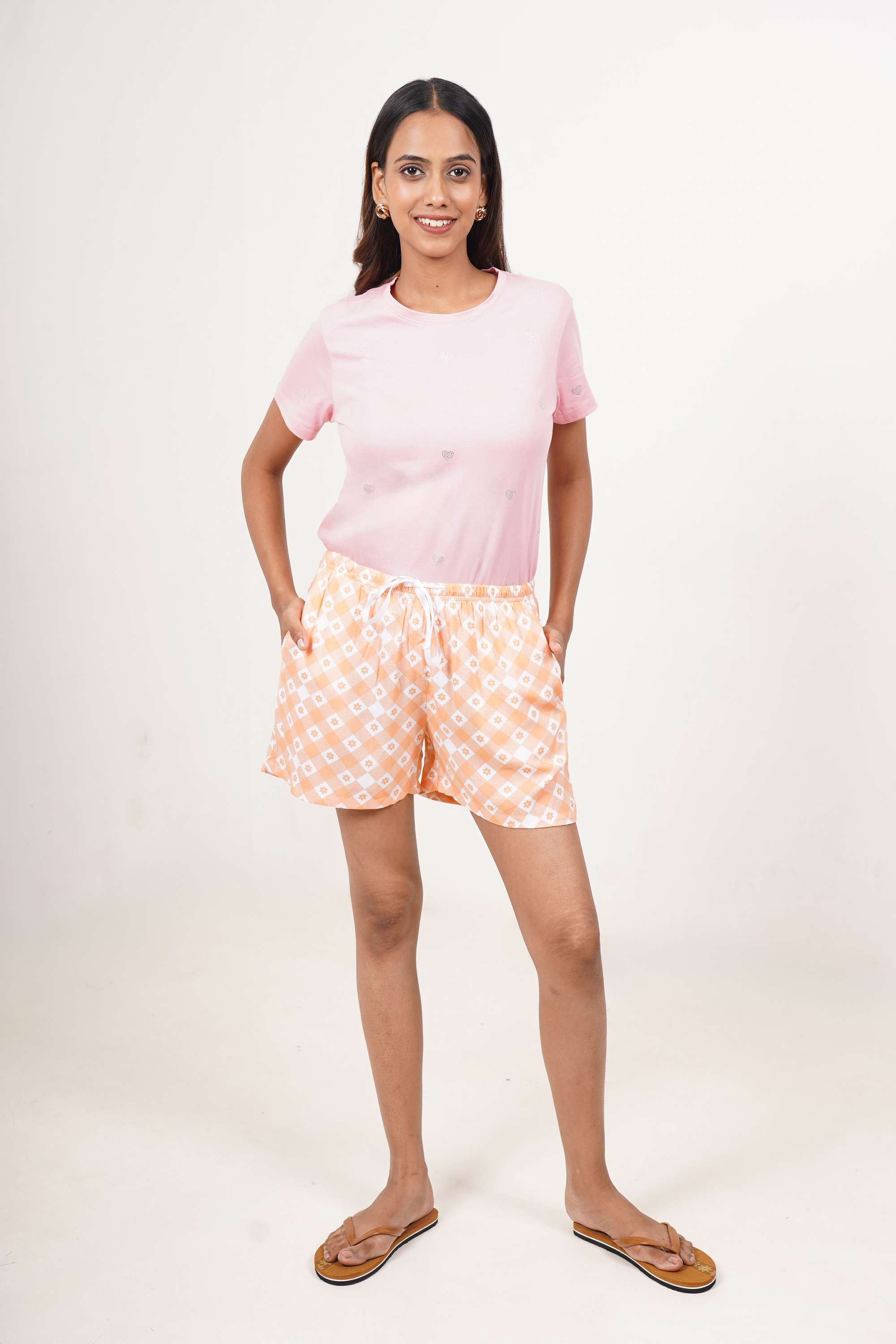 Printed-Viscose-Regular-Fit-Women-s-Shorts