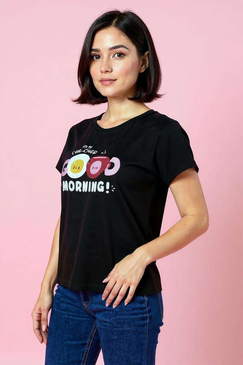 Printed-Cotton-Round-Neck-Women-Casual-Wear-T-Shirt