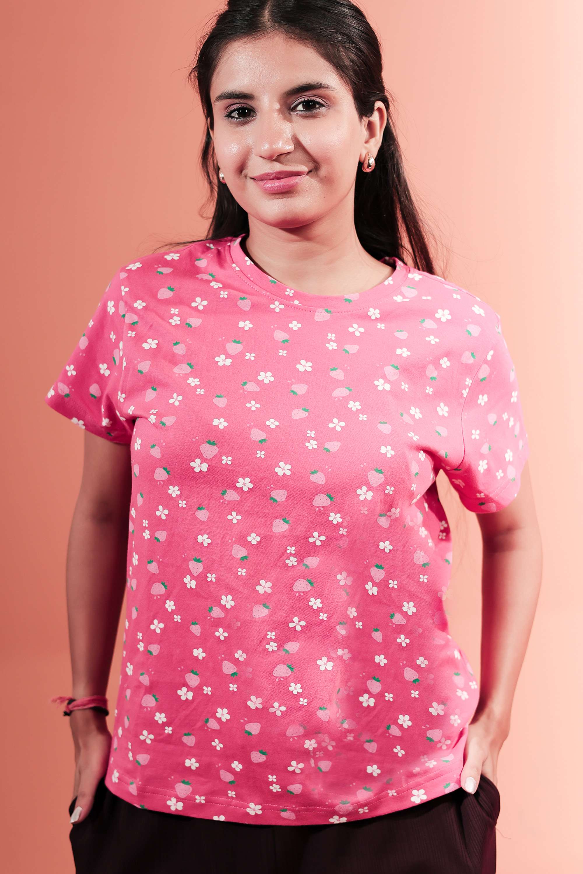 Printed-Cotton-Round-Neck-Women-s-T-Shirt