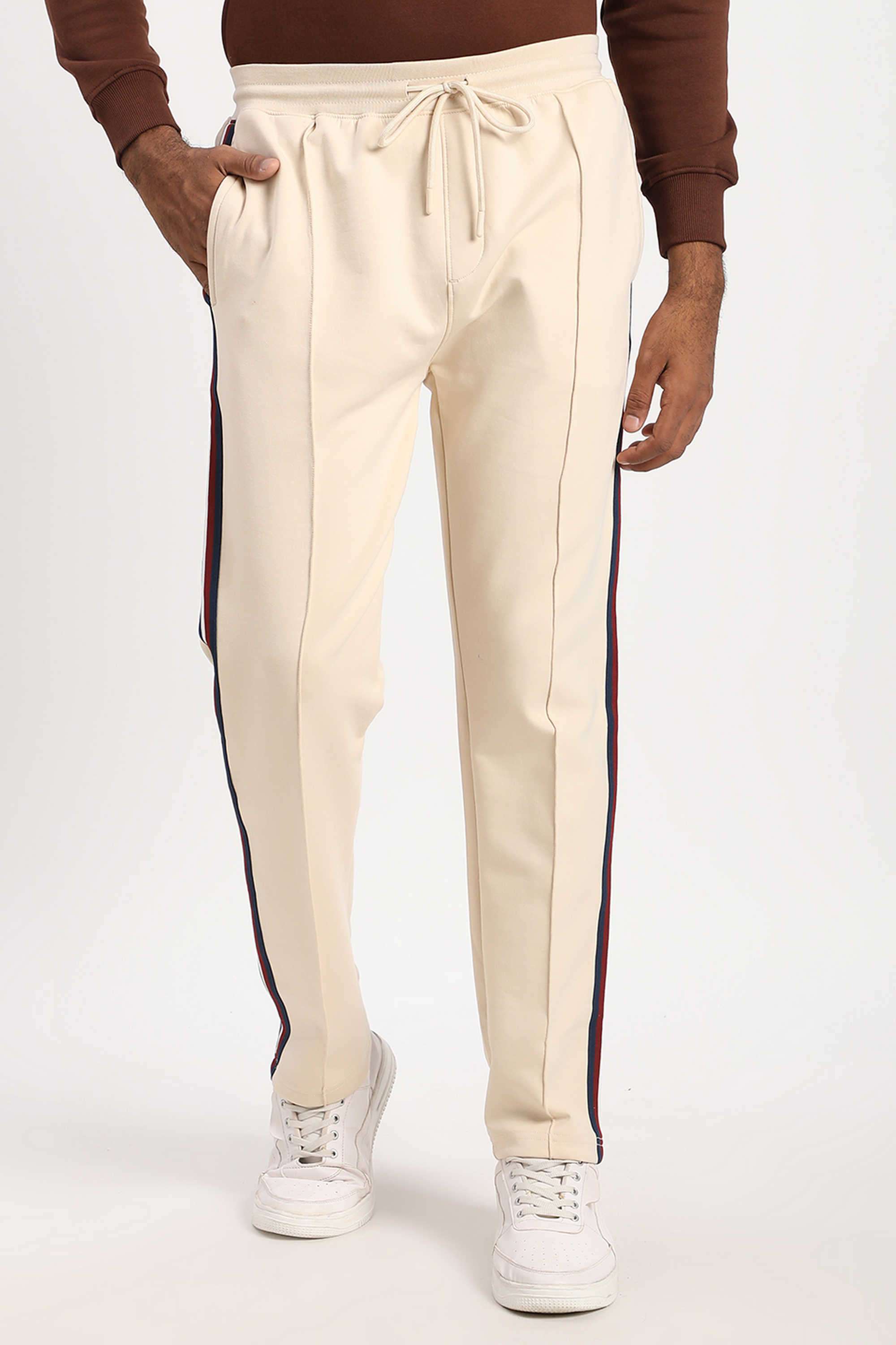 Solid-Cotton-Blend-Regular-Fit-Men-s-Casual-Trousers