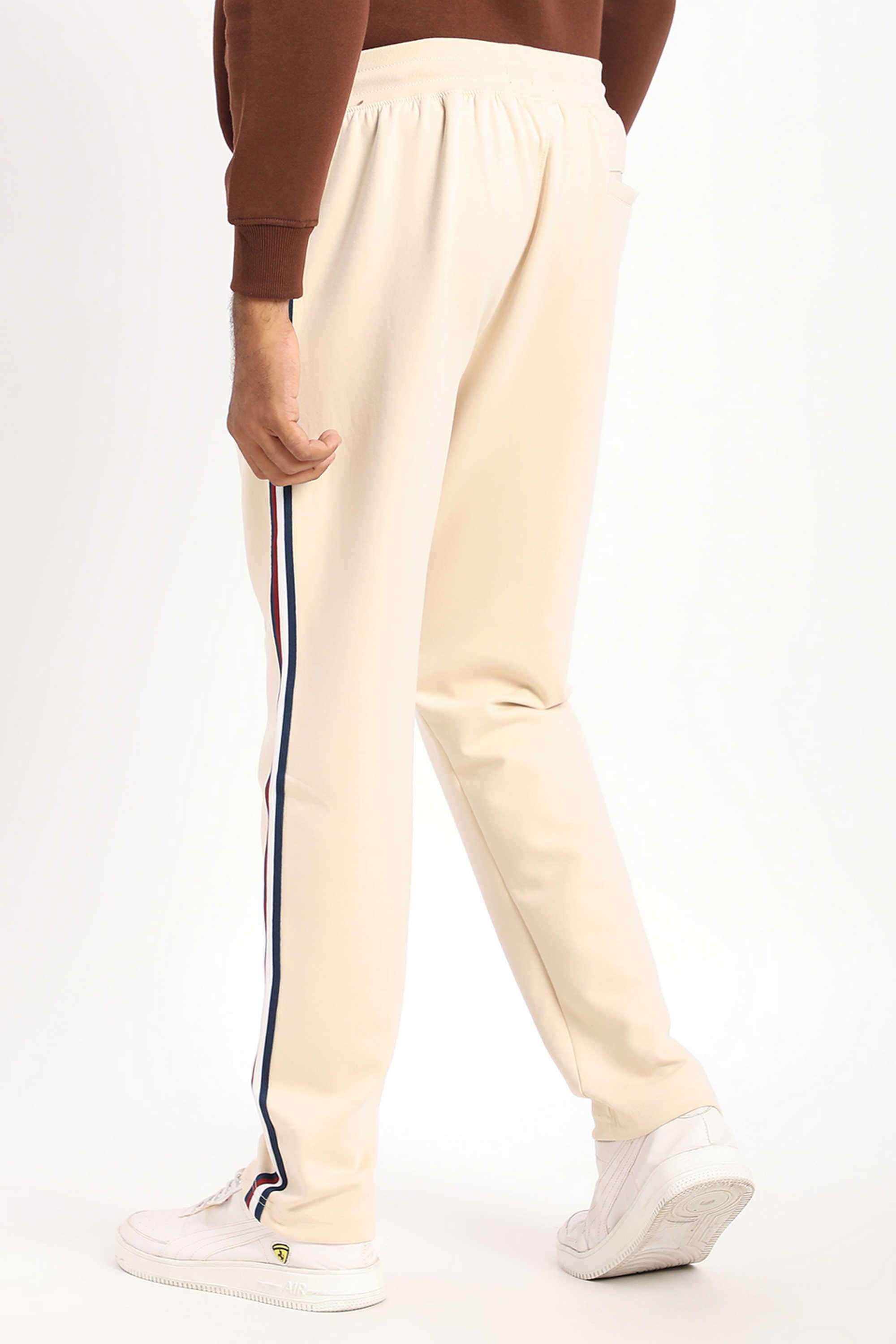 Solid-Cotton-Blend-Regular-Fit-Men-s-Casual-Trousers