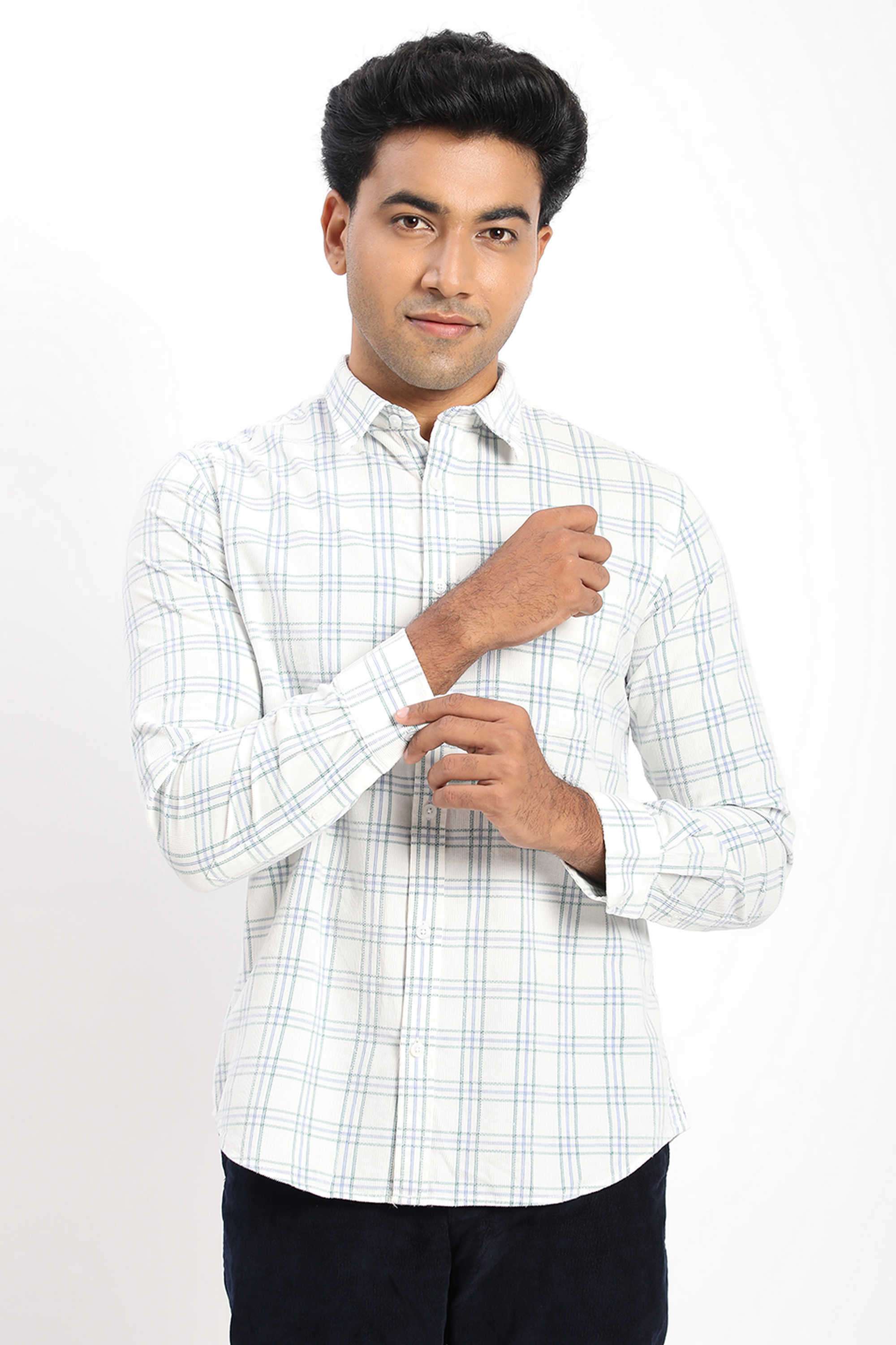 Checks-Cotton-Regular-Fit-Men-s-Casual-Shirt