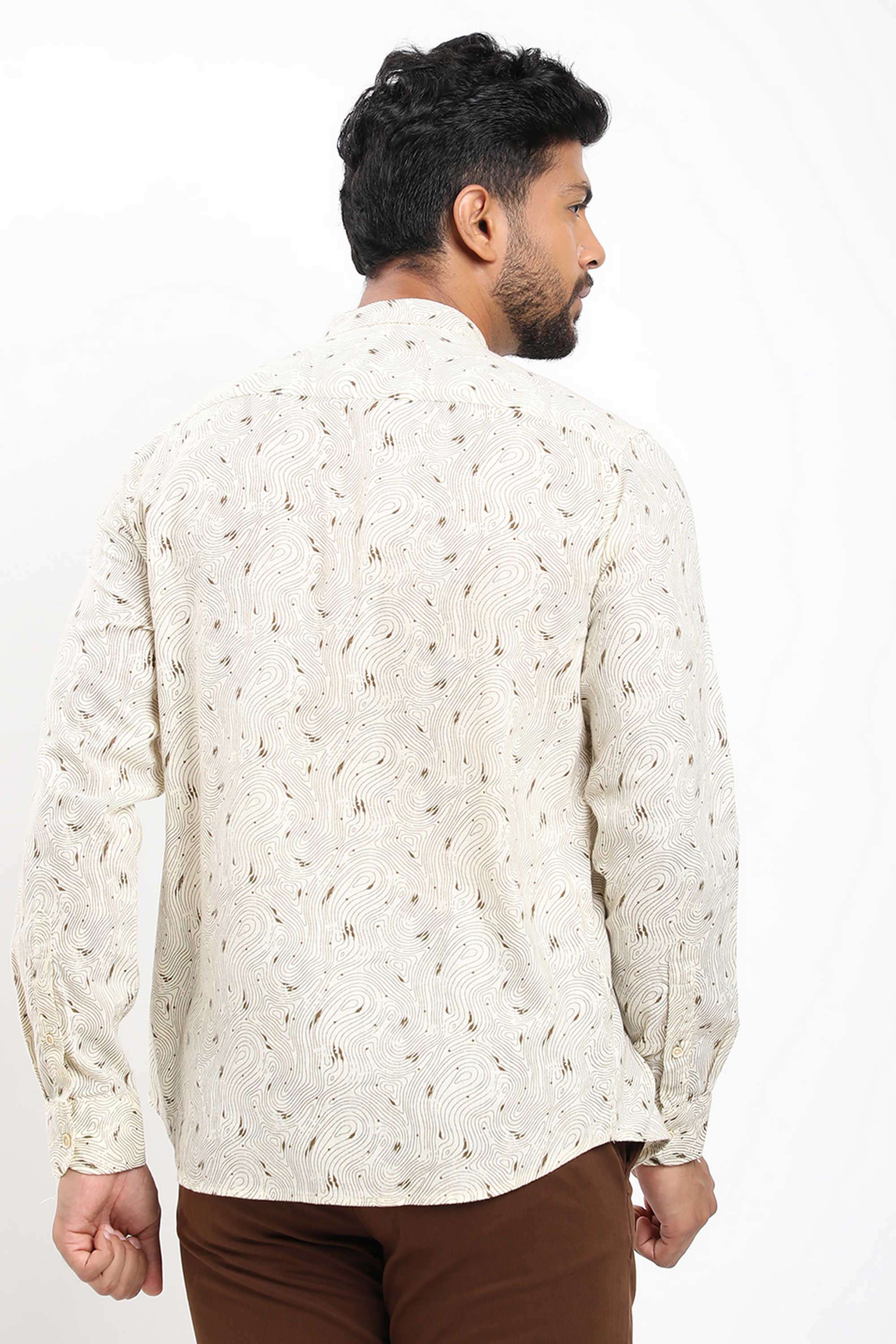 Printed-Cotton-Regular-Fit-Men-Casual-Wear-Shirt