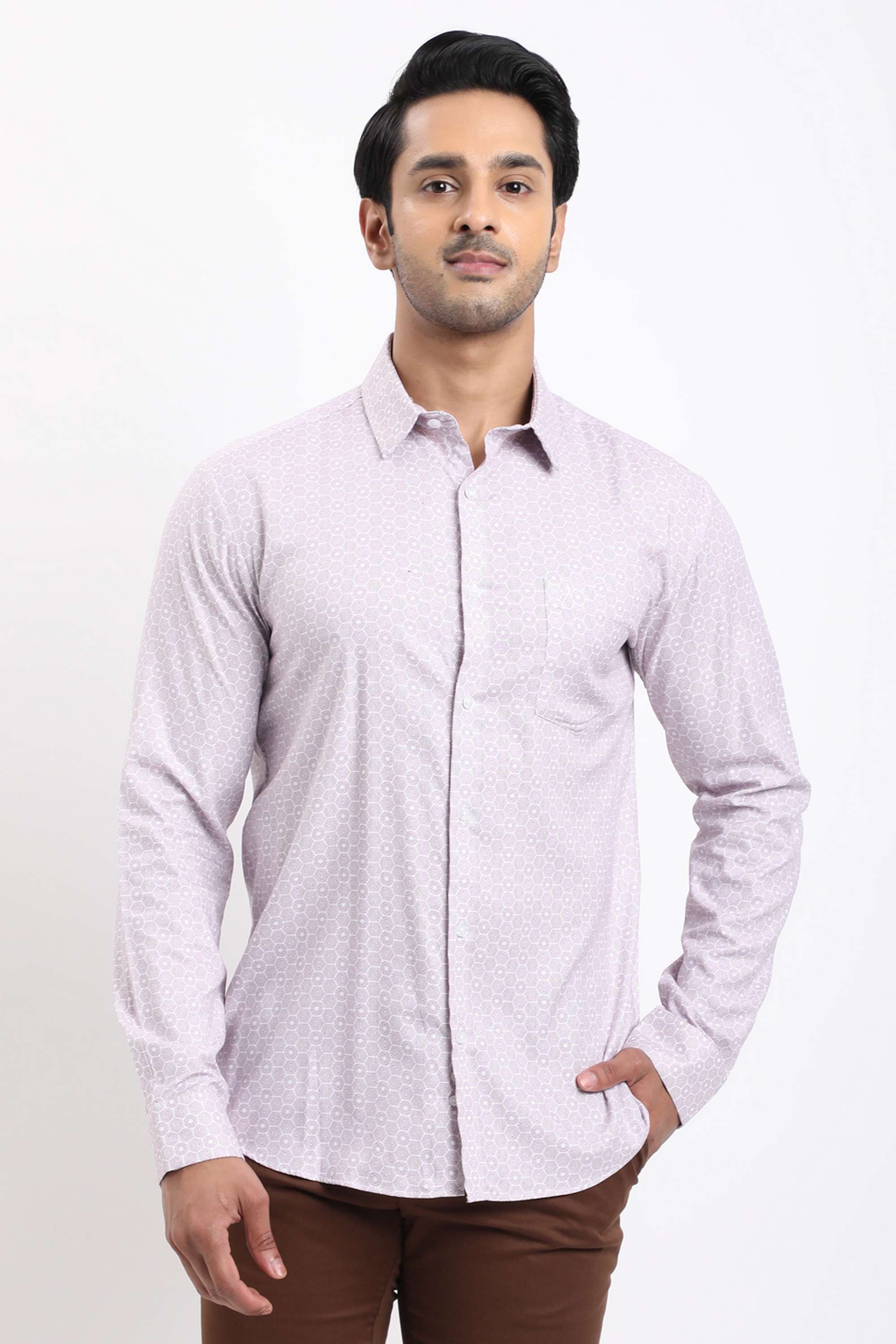 Printed-Cotton-Blend-Regular-Fit-Men-s-Casual-Wear-Shirt