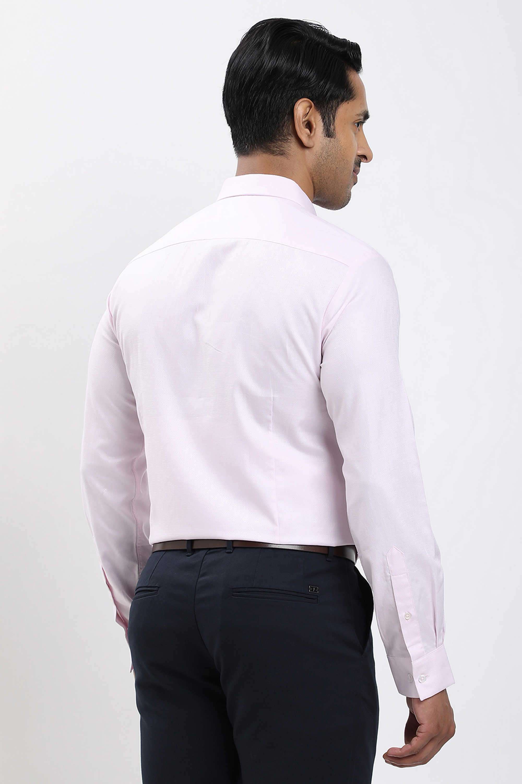 Solid-Tencel-Regular-Fit-Men-s-Casual-Shirt