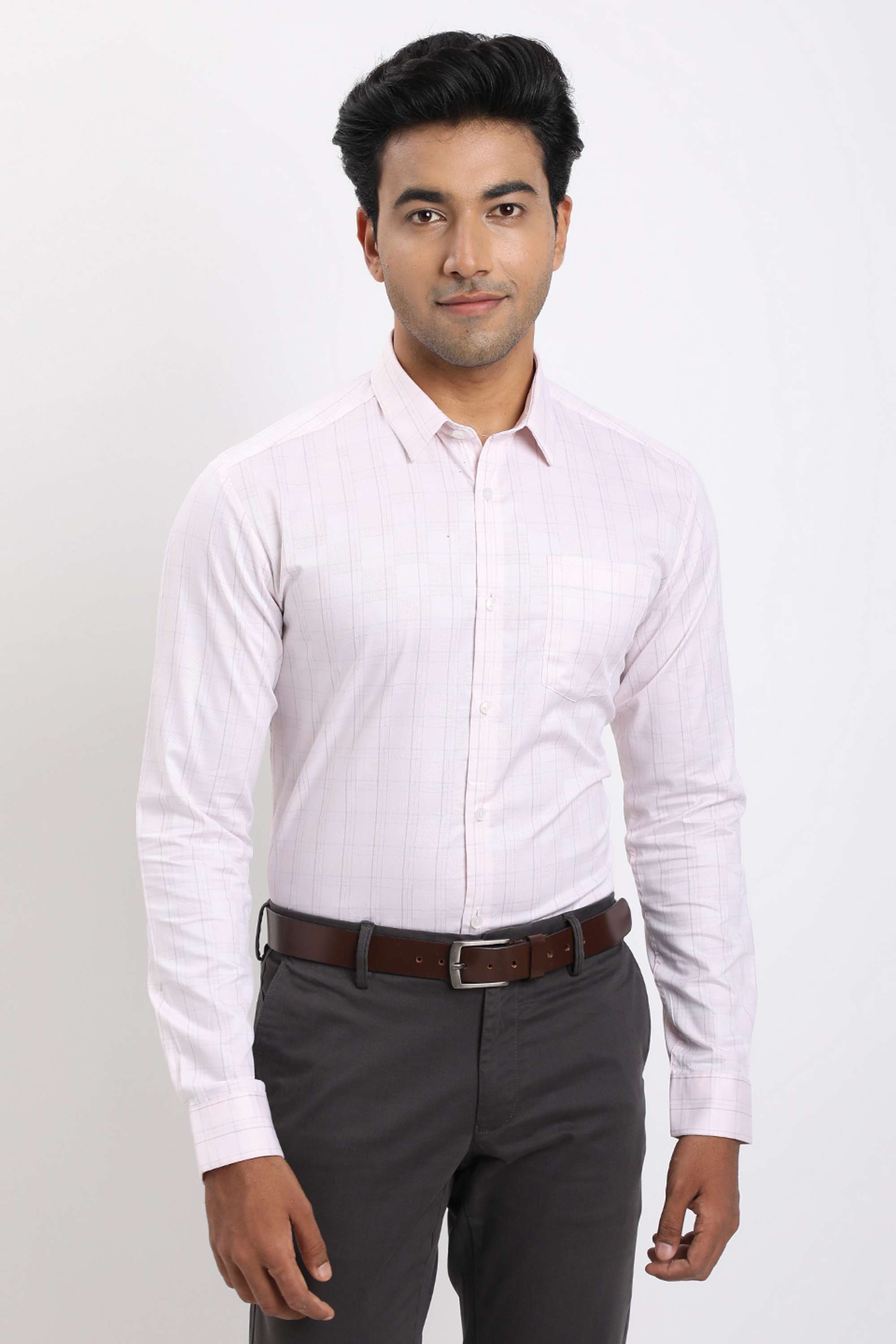 Checks-Cotton-Regular-Fit-Men-s-Casual-Wear-Shirt