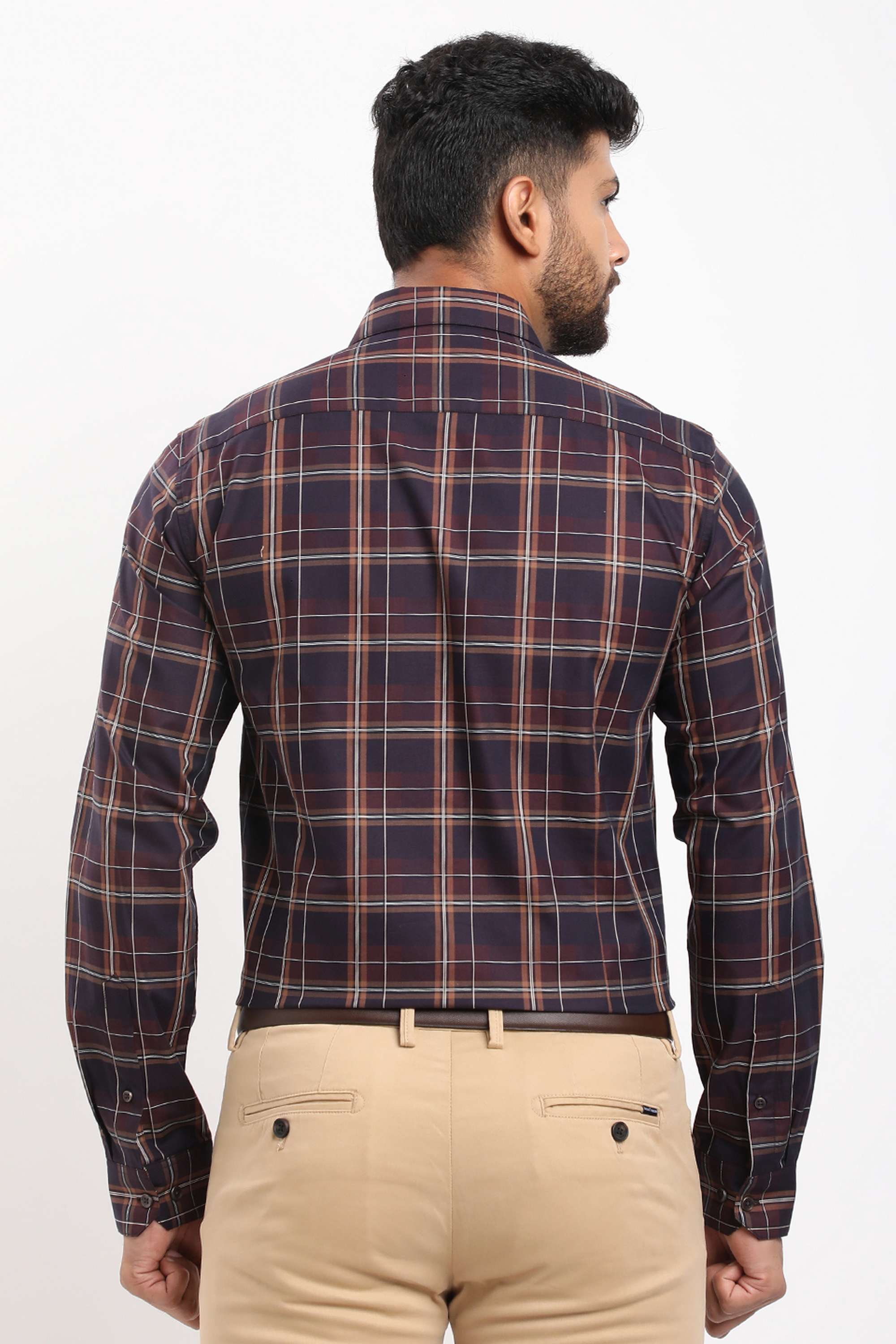 Checks-Cotton-Regular-Fit-Men-s-Casual-Wear-Shirt
