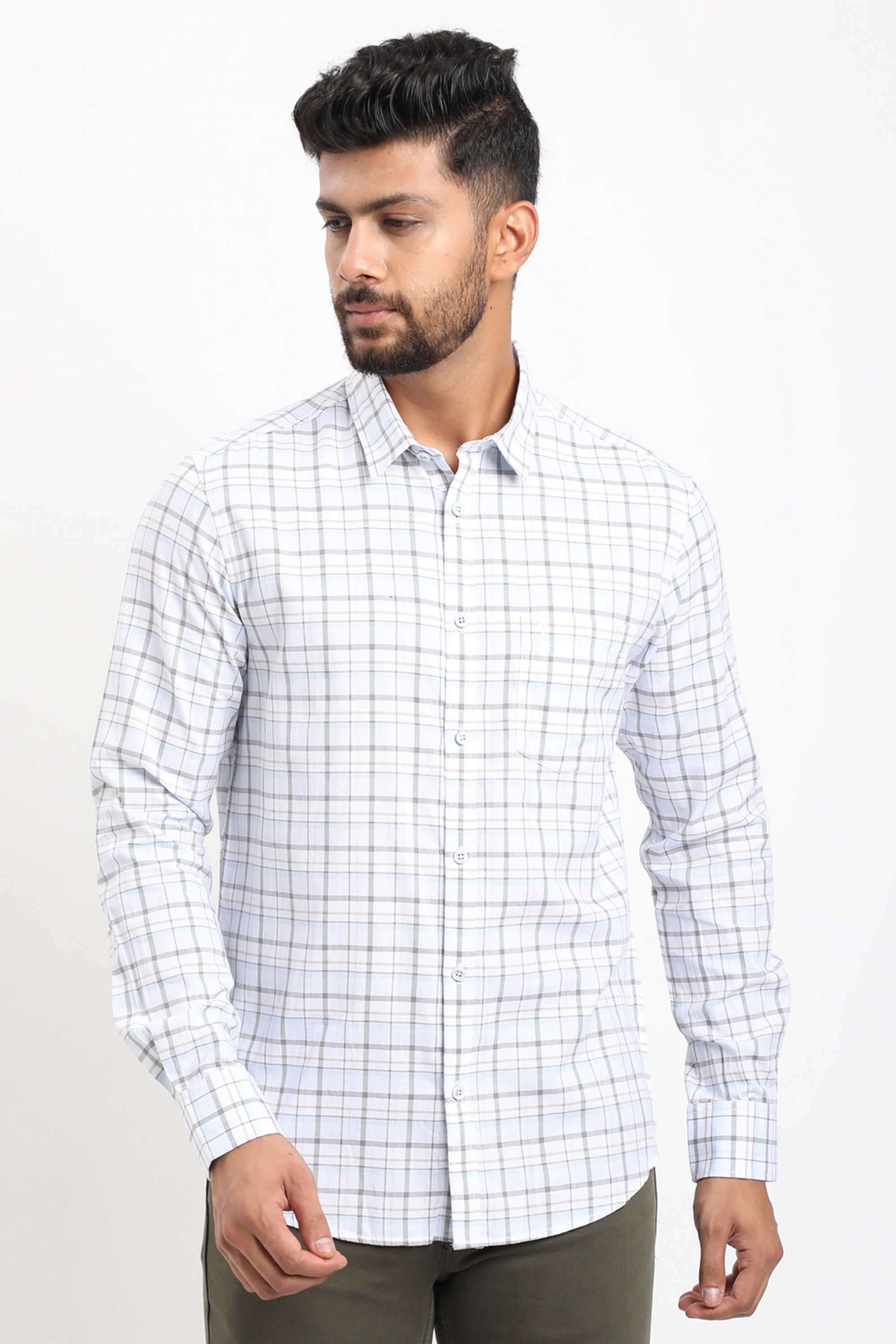 Checks-Cotton-Regular-Fit-Men-s-Casual-Shirt