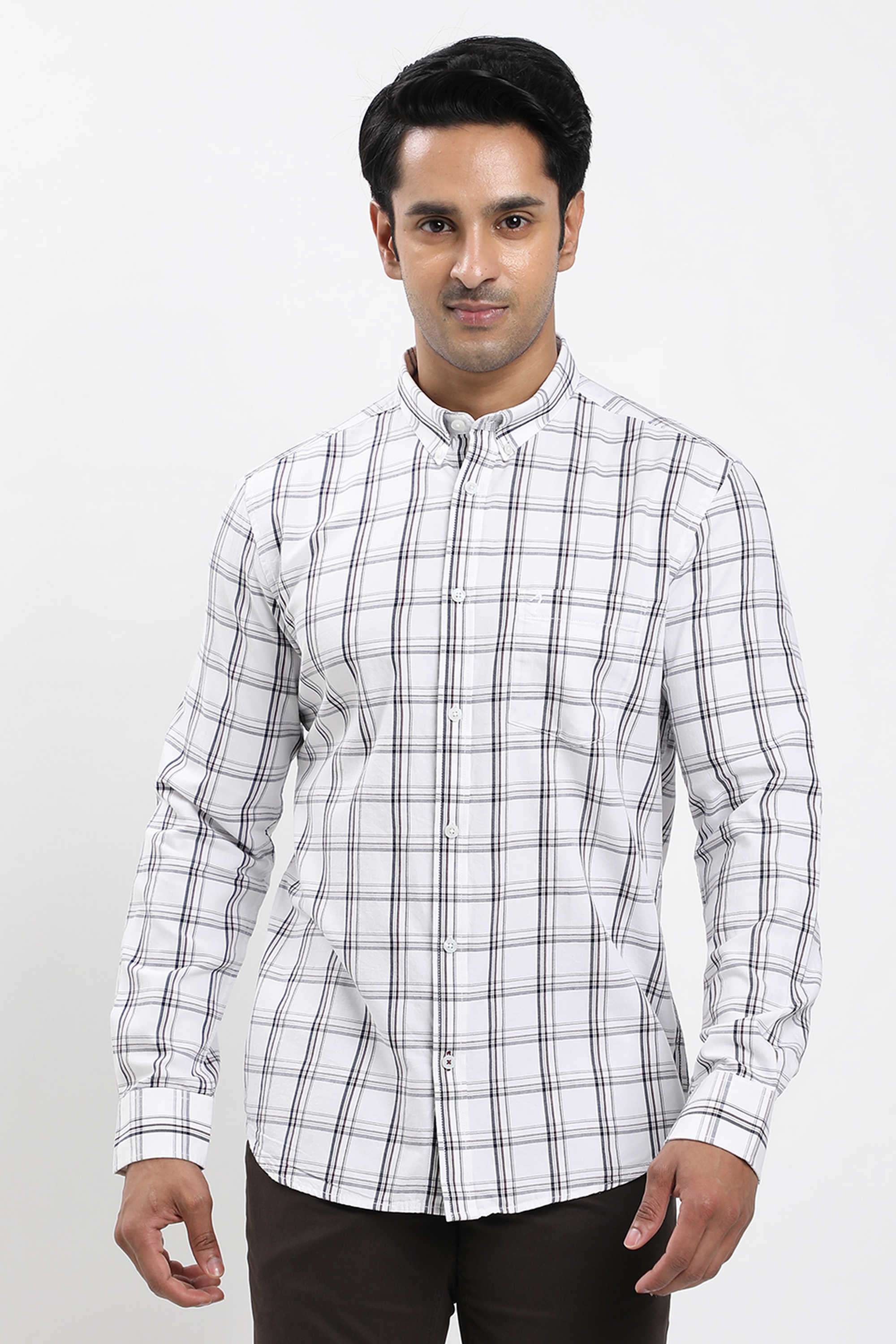 Checks-Cotton-Regular-Fit-Men-s-Casual-Shirt