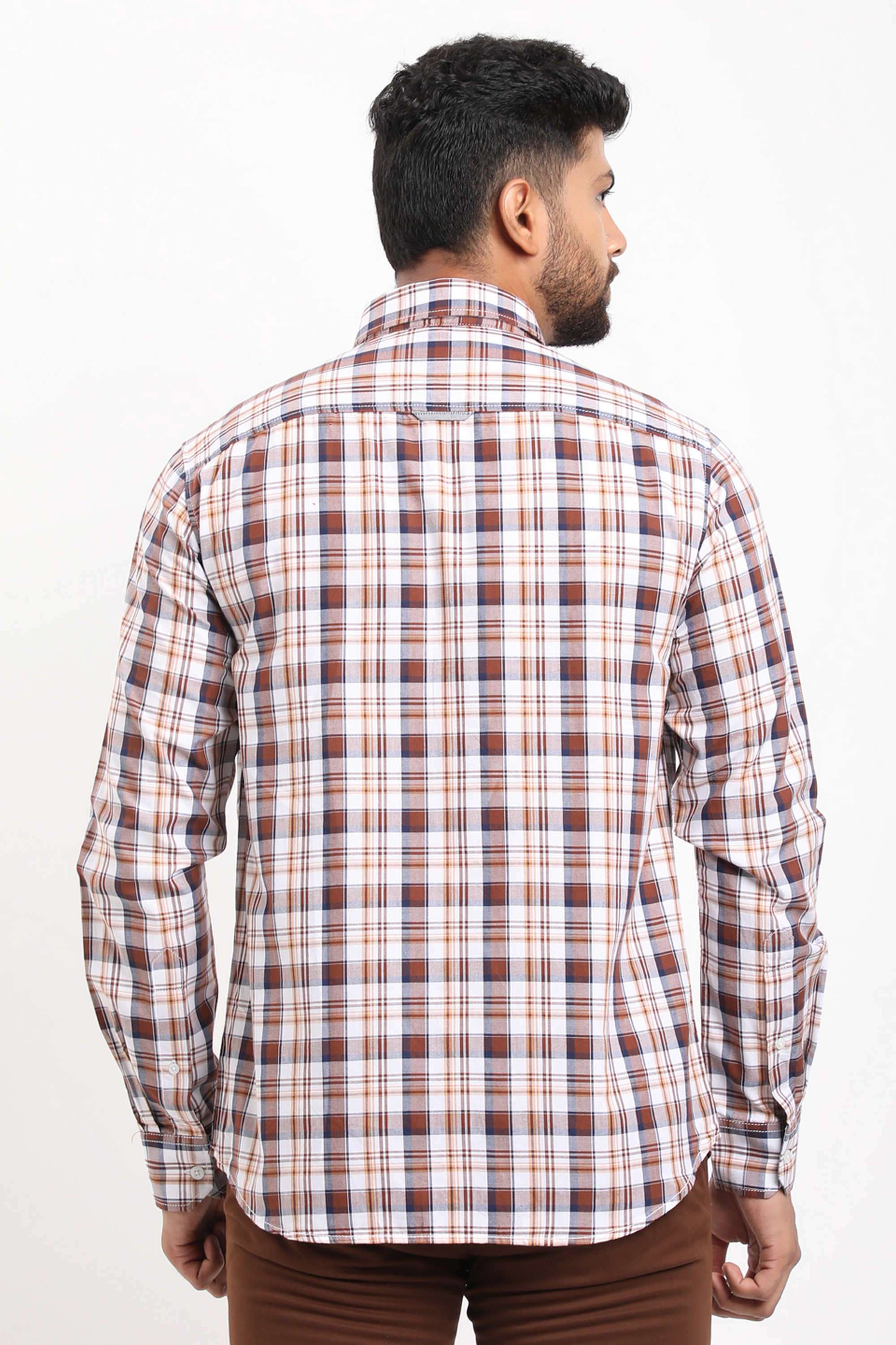 Checks-Cotton-Regular-Fit-Men-s-Casual-Shirt