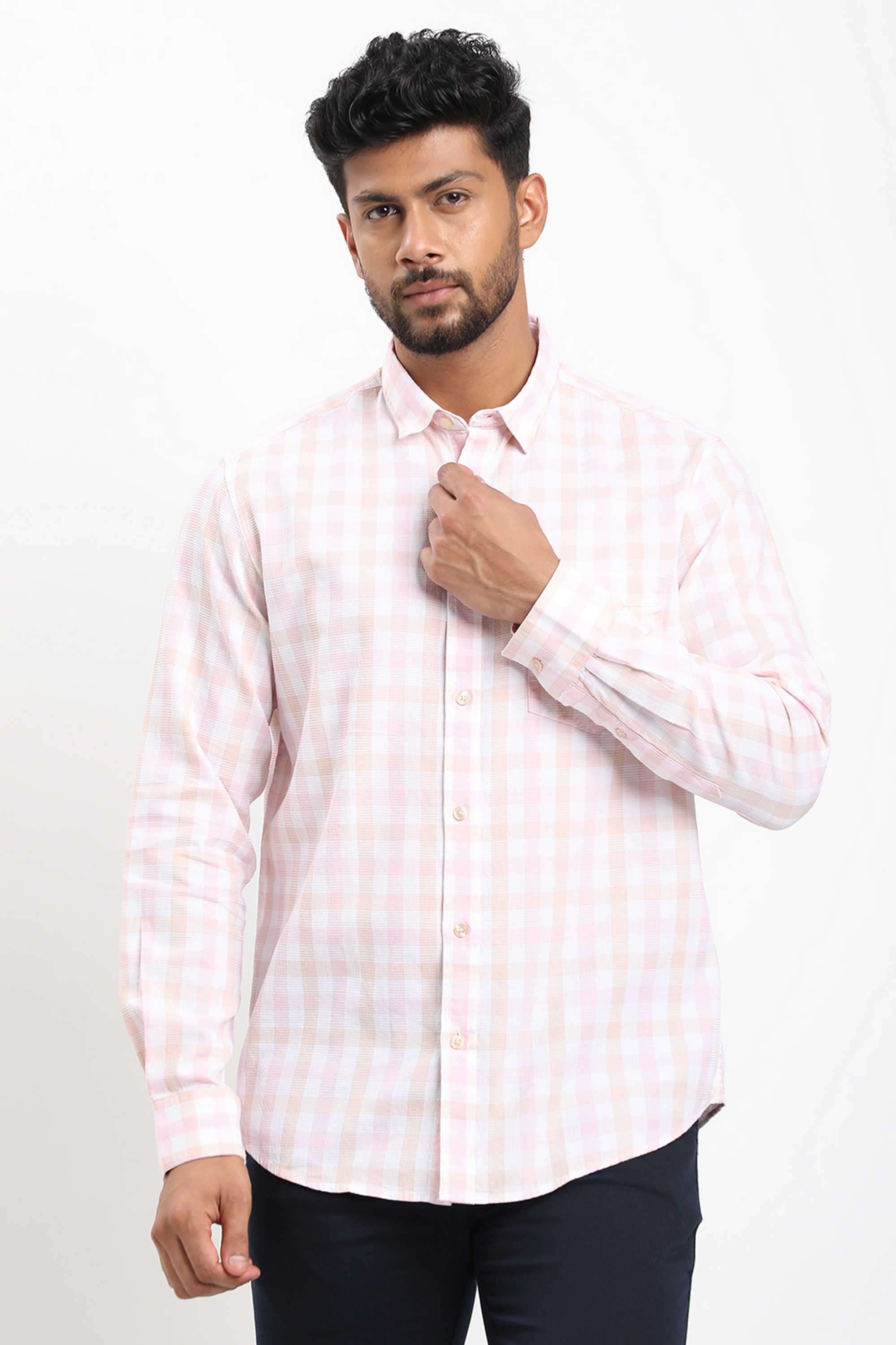 Checks-Cotton-Regular-Fit-Men-s-Casual-Shirt