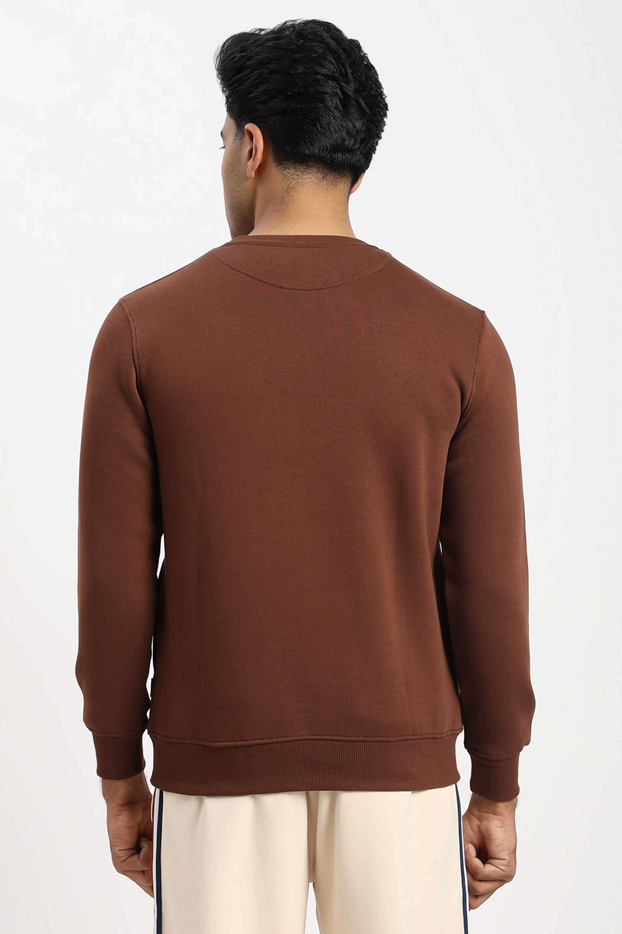 Solid-Cotton-Blend-Regular-Fit-Men-s-Sweatshirt